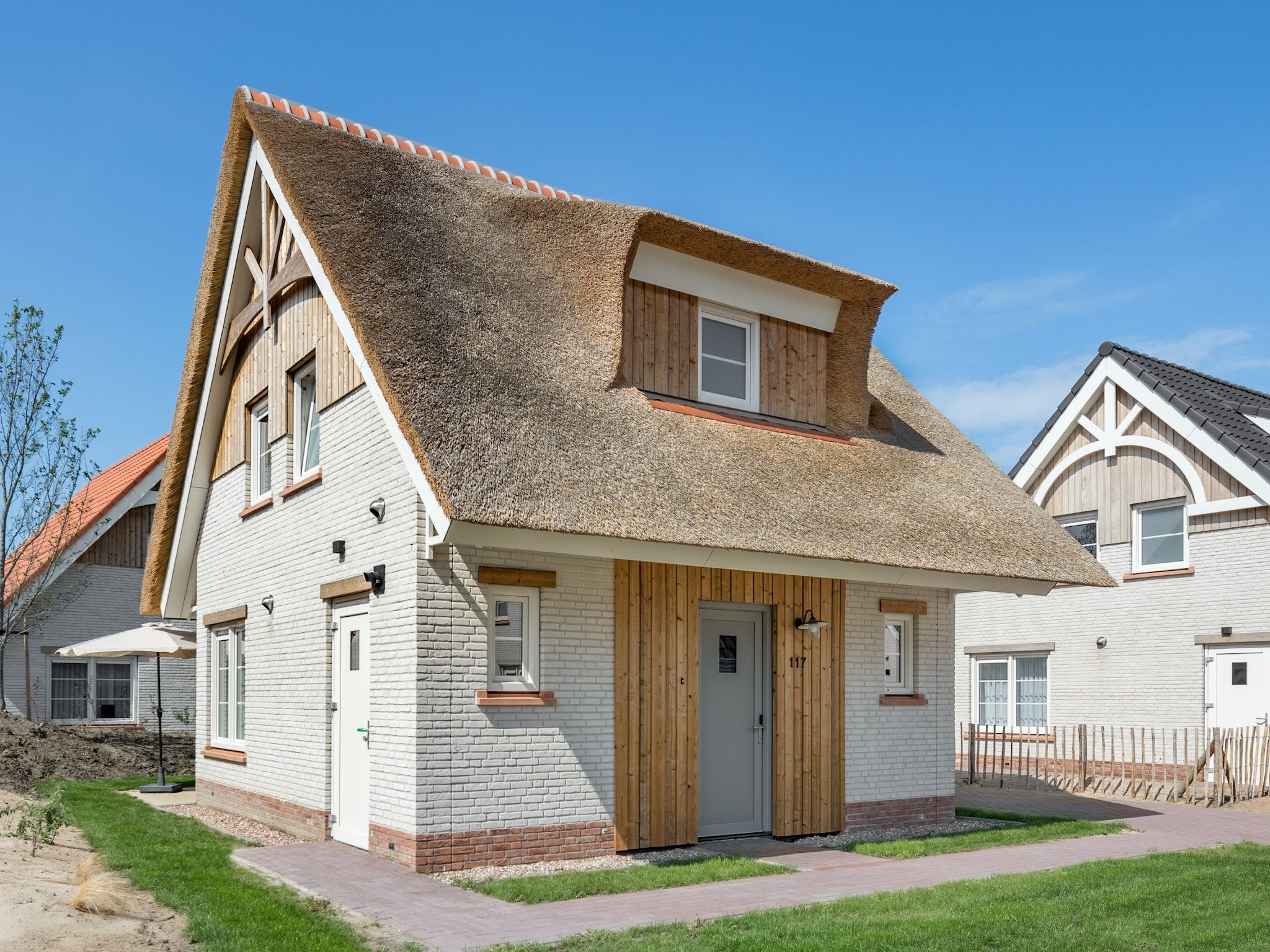 De buitenkant van Beach Resort Nieuwvliet-Bad 2 in Nieuwvliet-Bad