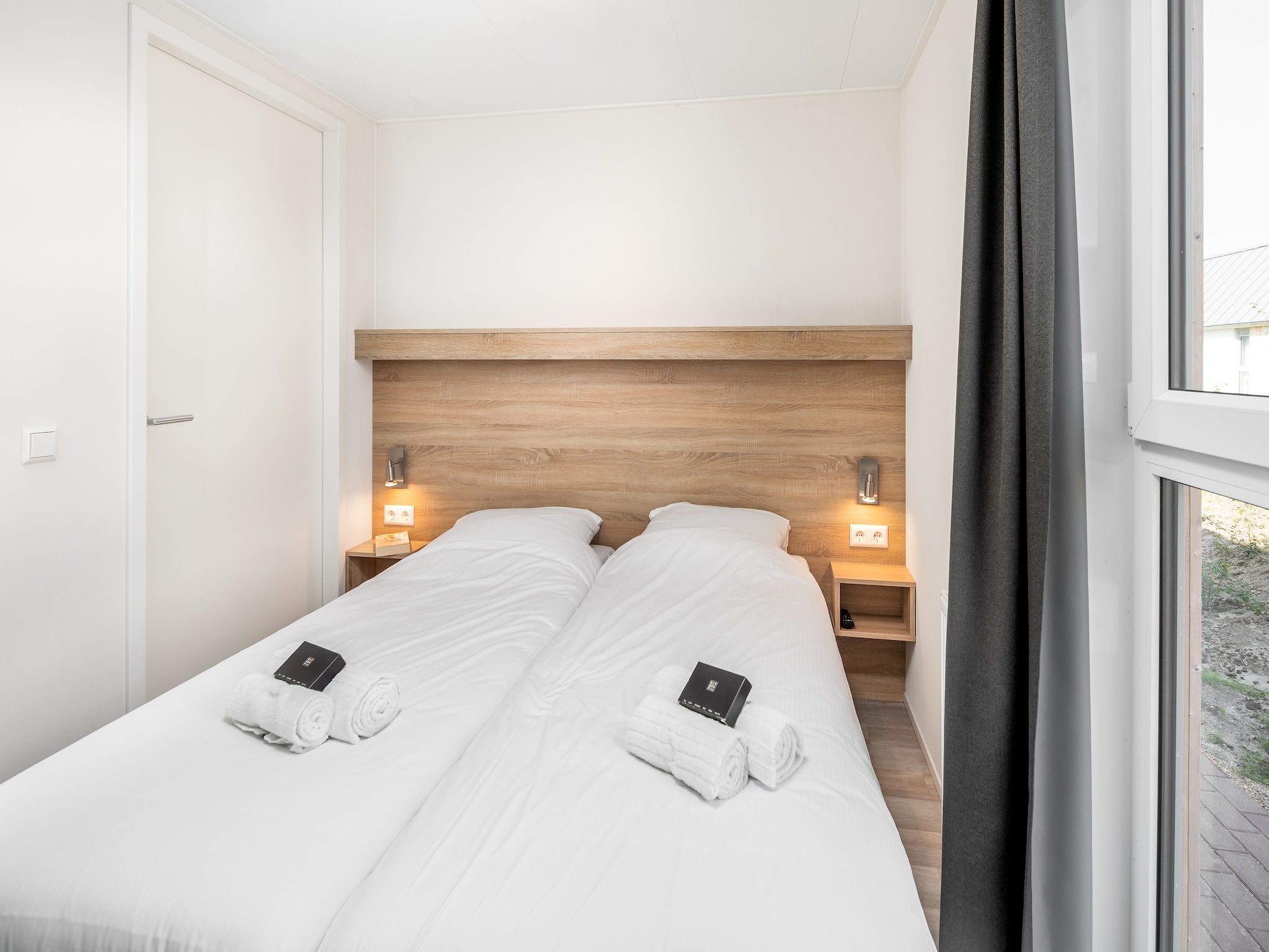 Een slaapkamer van Beach Resort Nieuwvliet-Bad 3 in Nieuwvliet-Bad