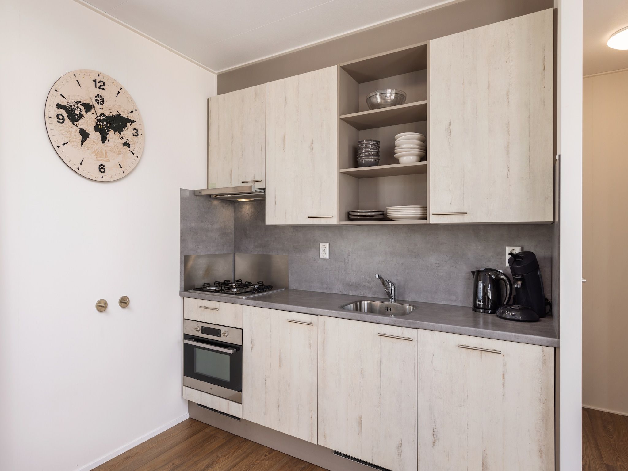 De keuken van Vakantiepark Callassande 1 in Callantsoog