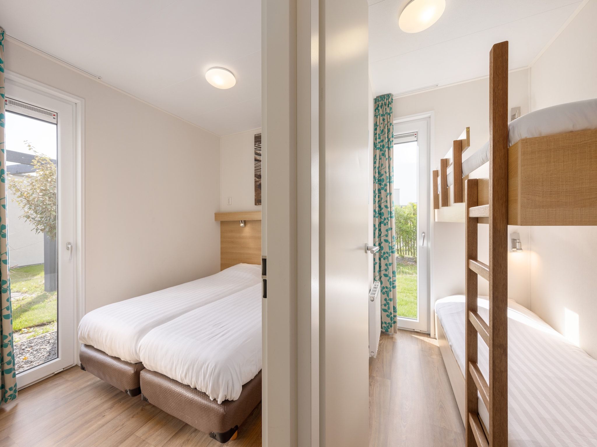 Een slaapkamer van Vakantiepark Callassande 2 in Callantsoog