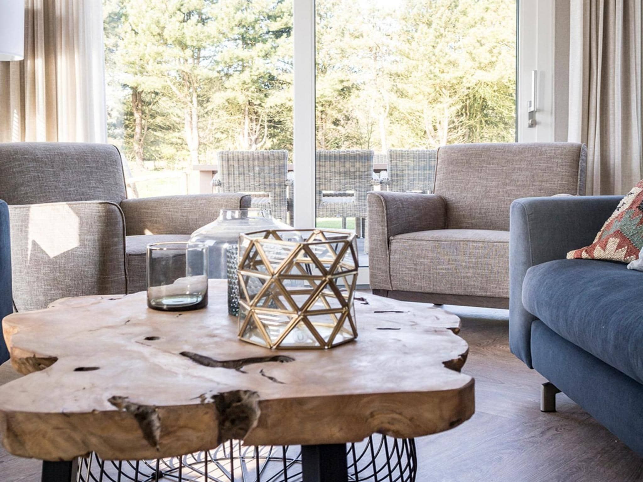 De woonkamer van Villa Bouwlust Z in De Cocksdorp Texel