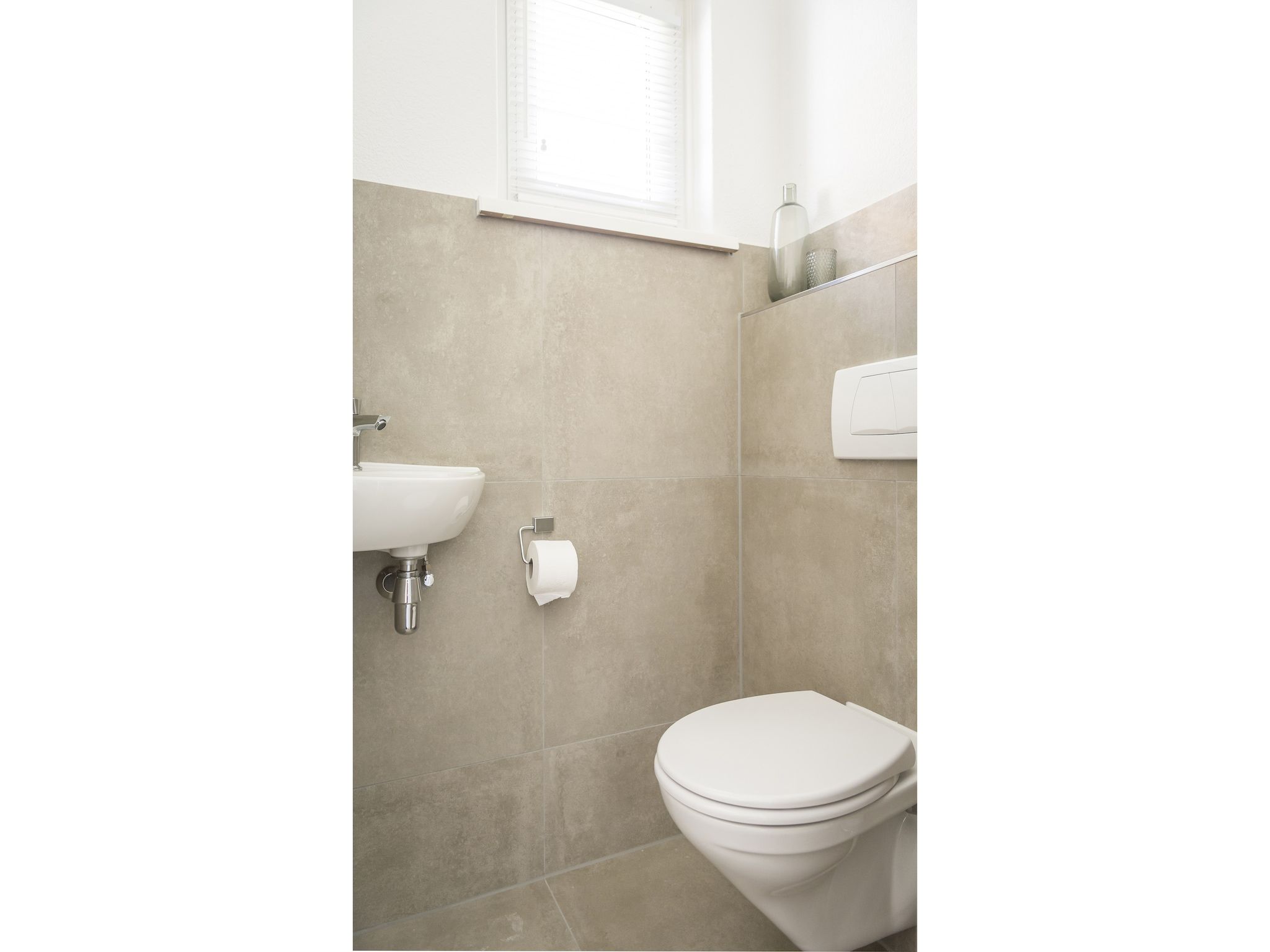 De badkamer van Bouwlust E9 in De Cocksdorp Texel