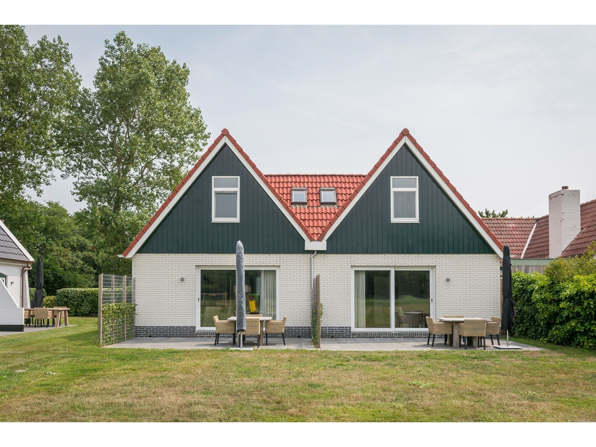 Het terras van Bouwlust E9 in De Cocksdorp Texel