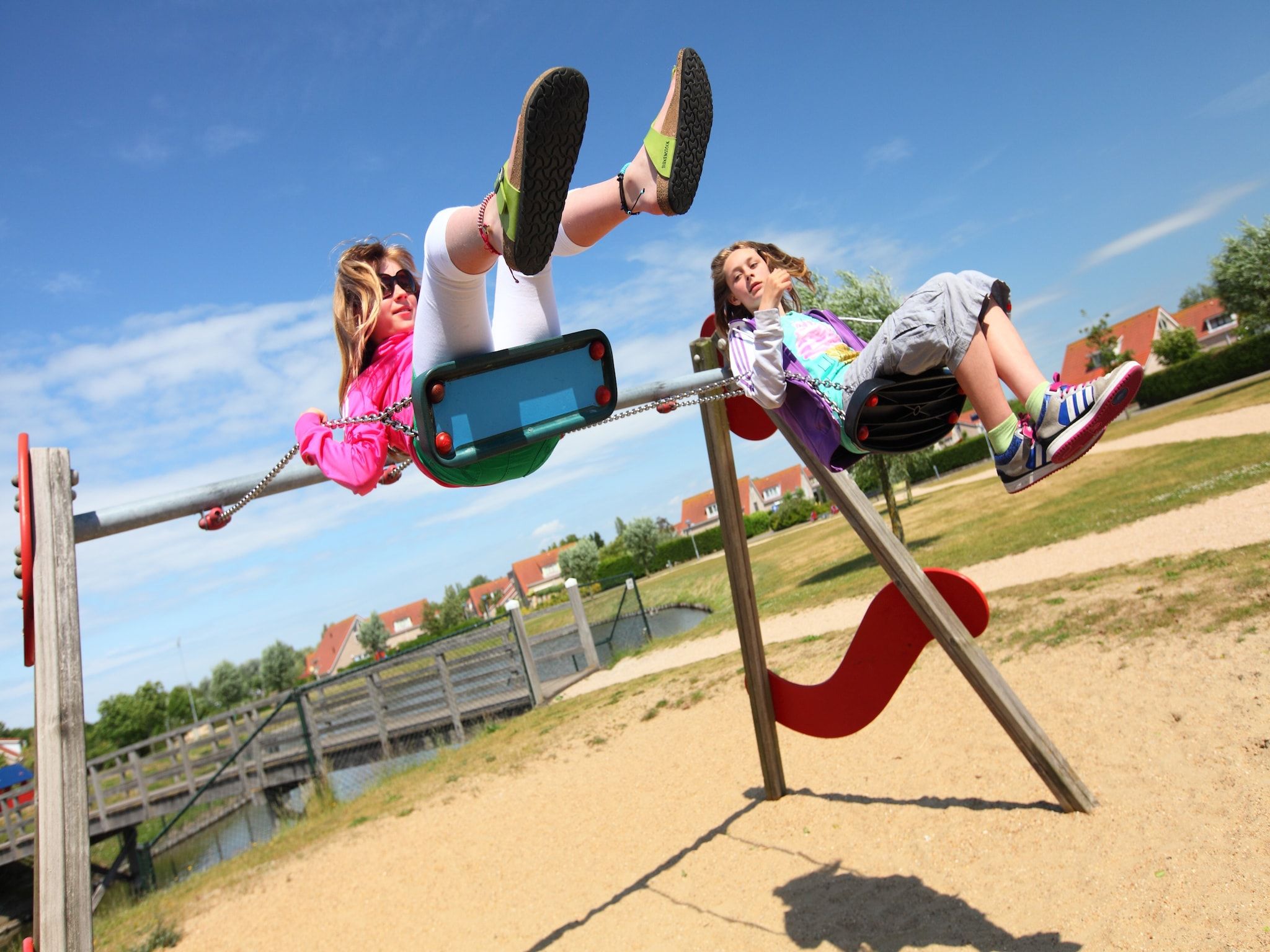 Parkfaciliteiten bij Vakantiepark Zeebad 8 in Breskens