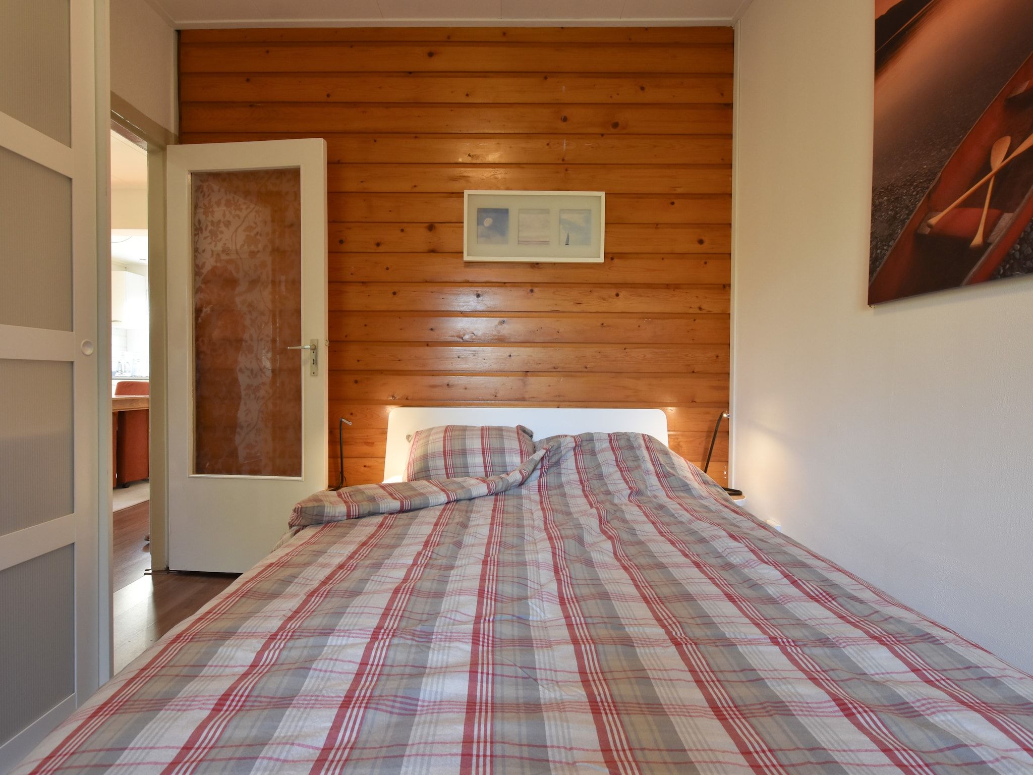 Een slaapkamer van Veluwse Mus in Garderen