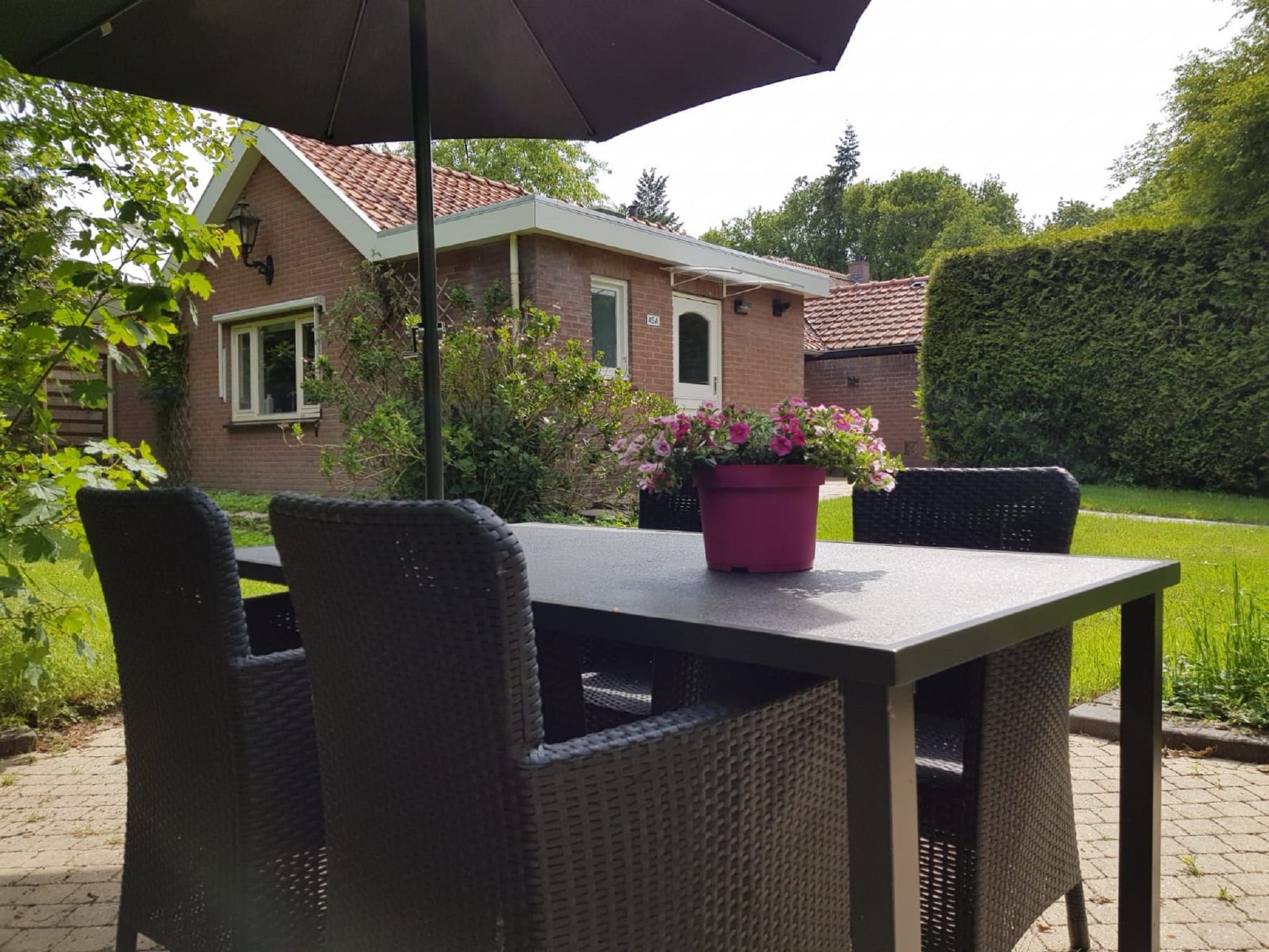 Het terras van Veluwse Mus in Garderen