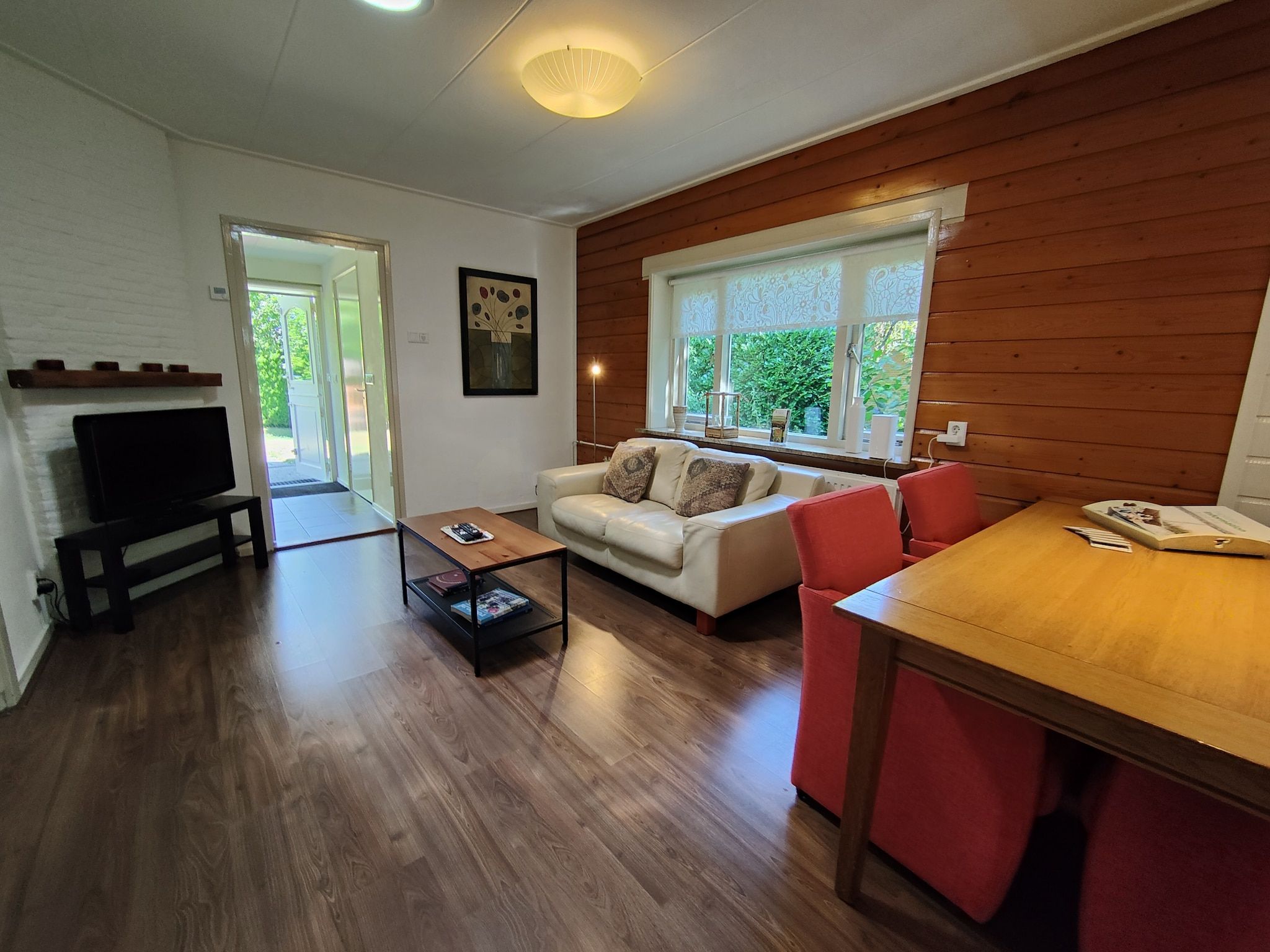 De woonkamer van Veluwse Mus in Garderen