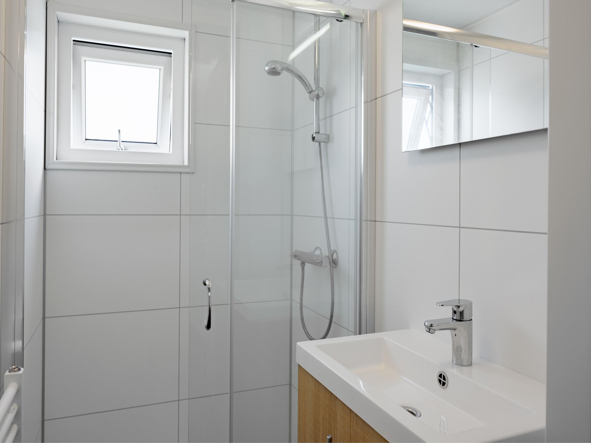 De badkamer van Vakantiepark Zeebad 5 in Breskens