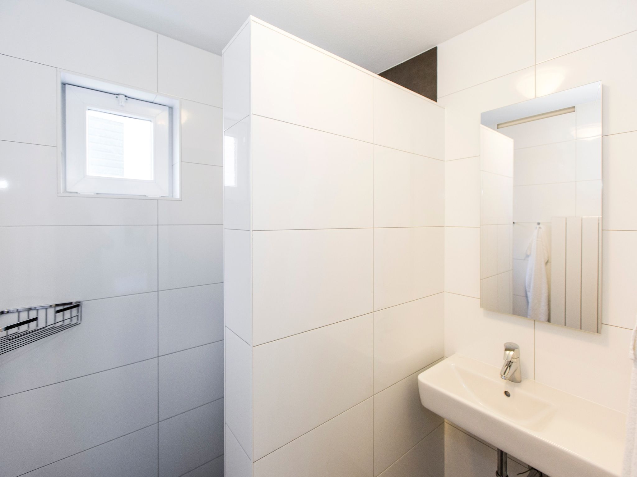 De badkamer van Resort Arcen 17 in Arcen