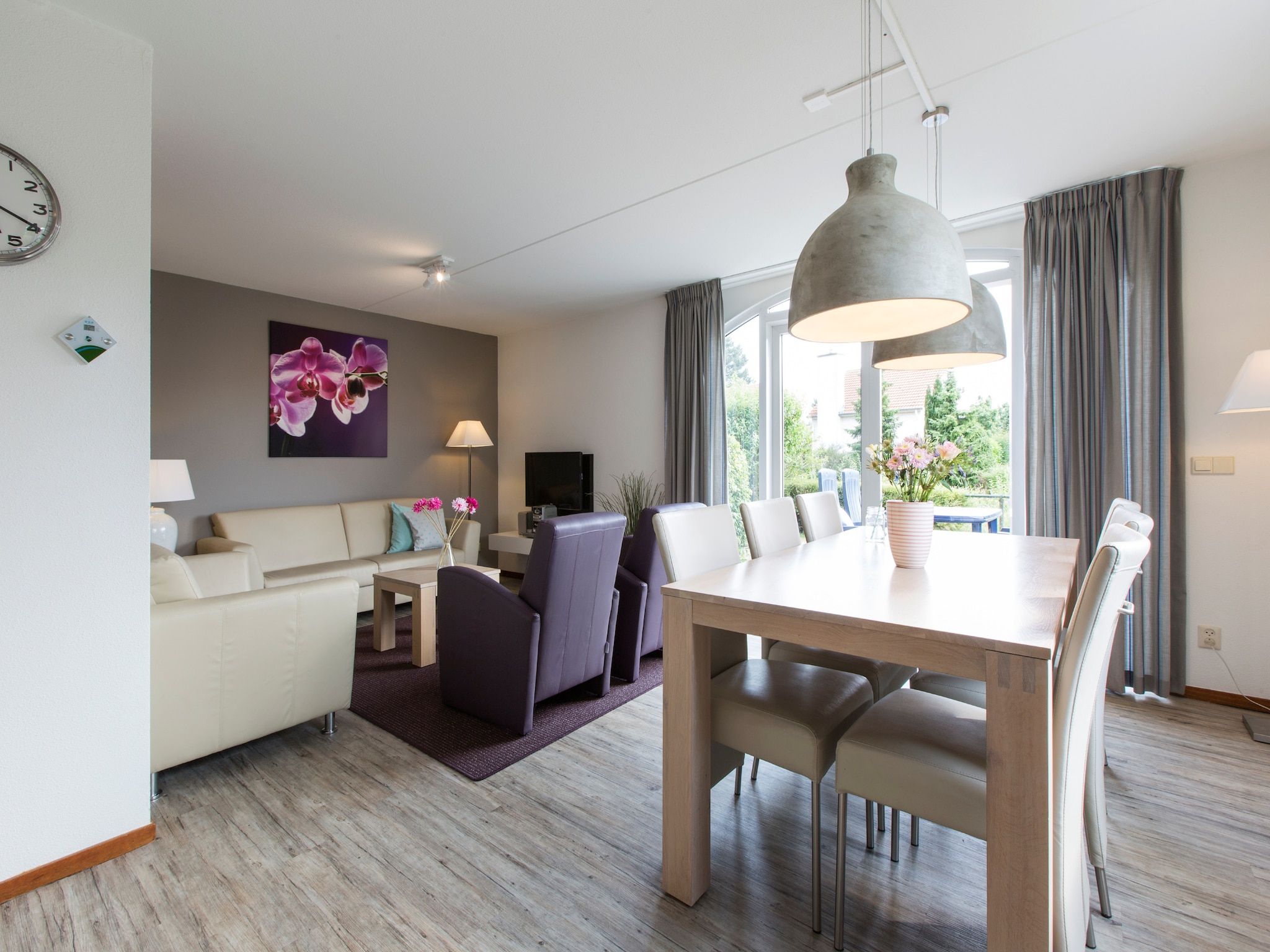 De woonkamer van Resort Arcen 17 in Arcen