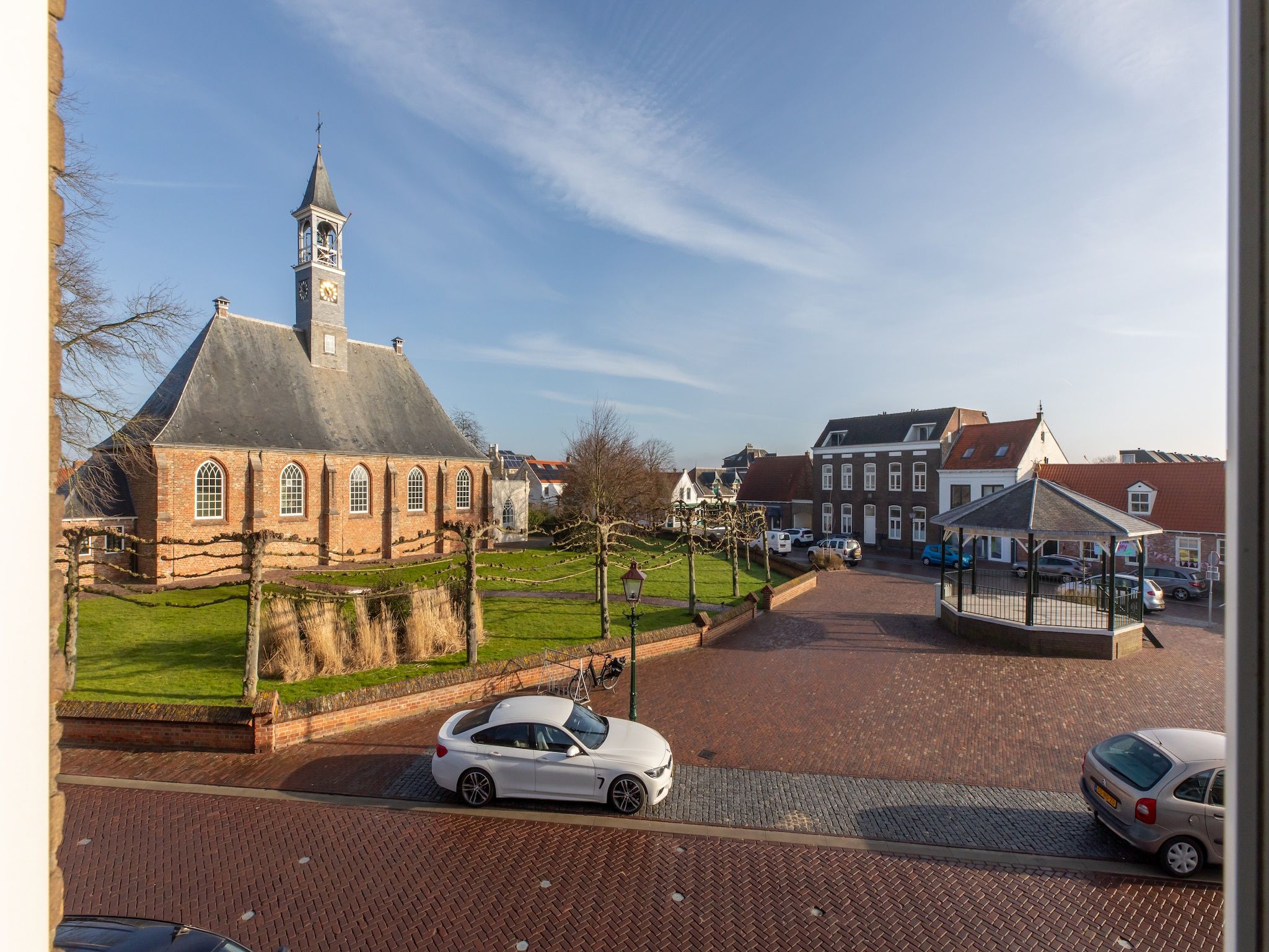 Het uitzicht vanaf Pleinzicht 6a in Koudekerke