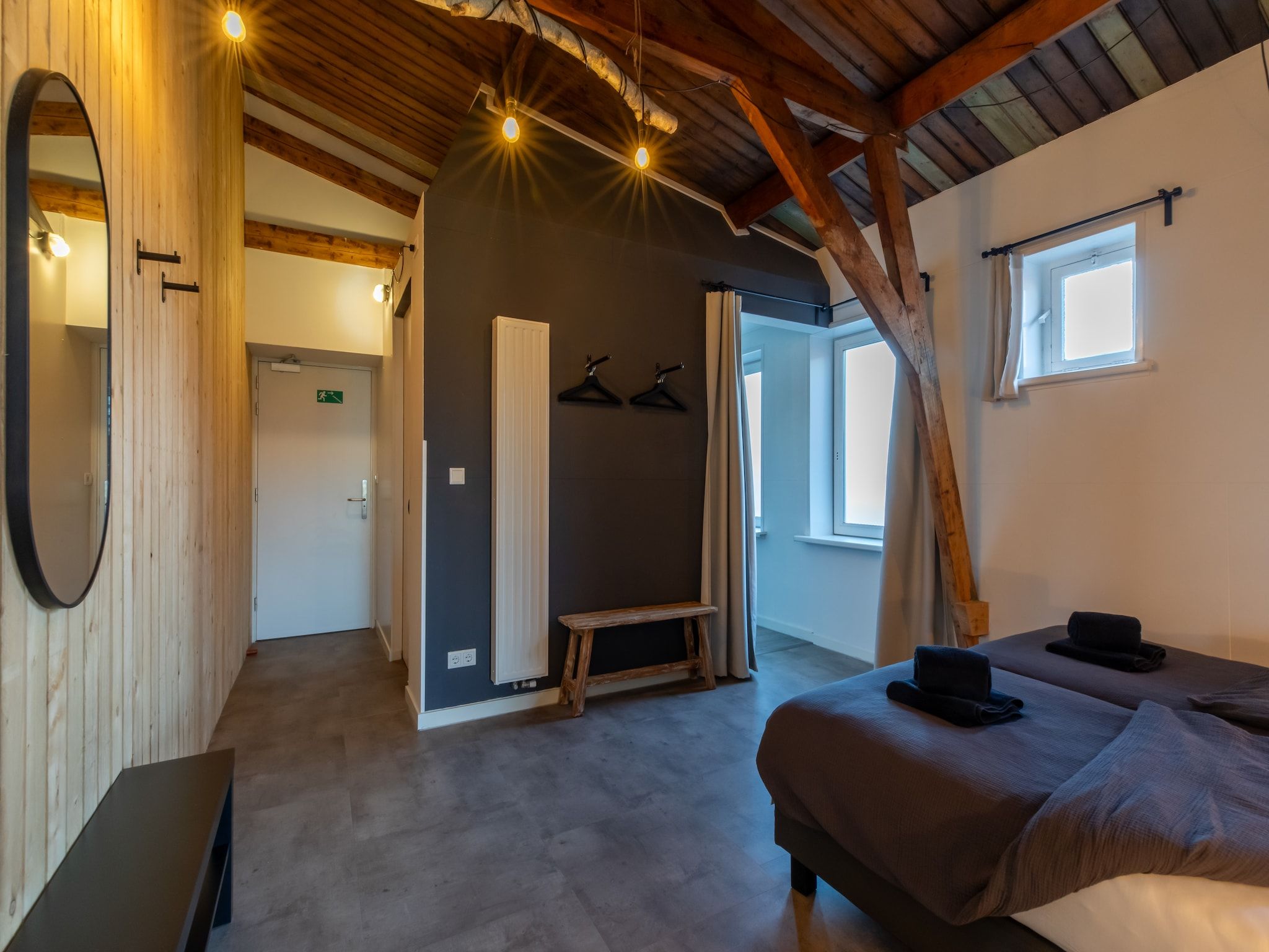 Een slaapkamer van Pleinzicht 6a in Koudekerke