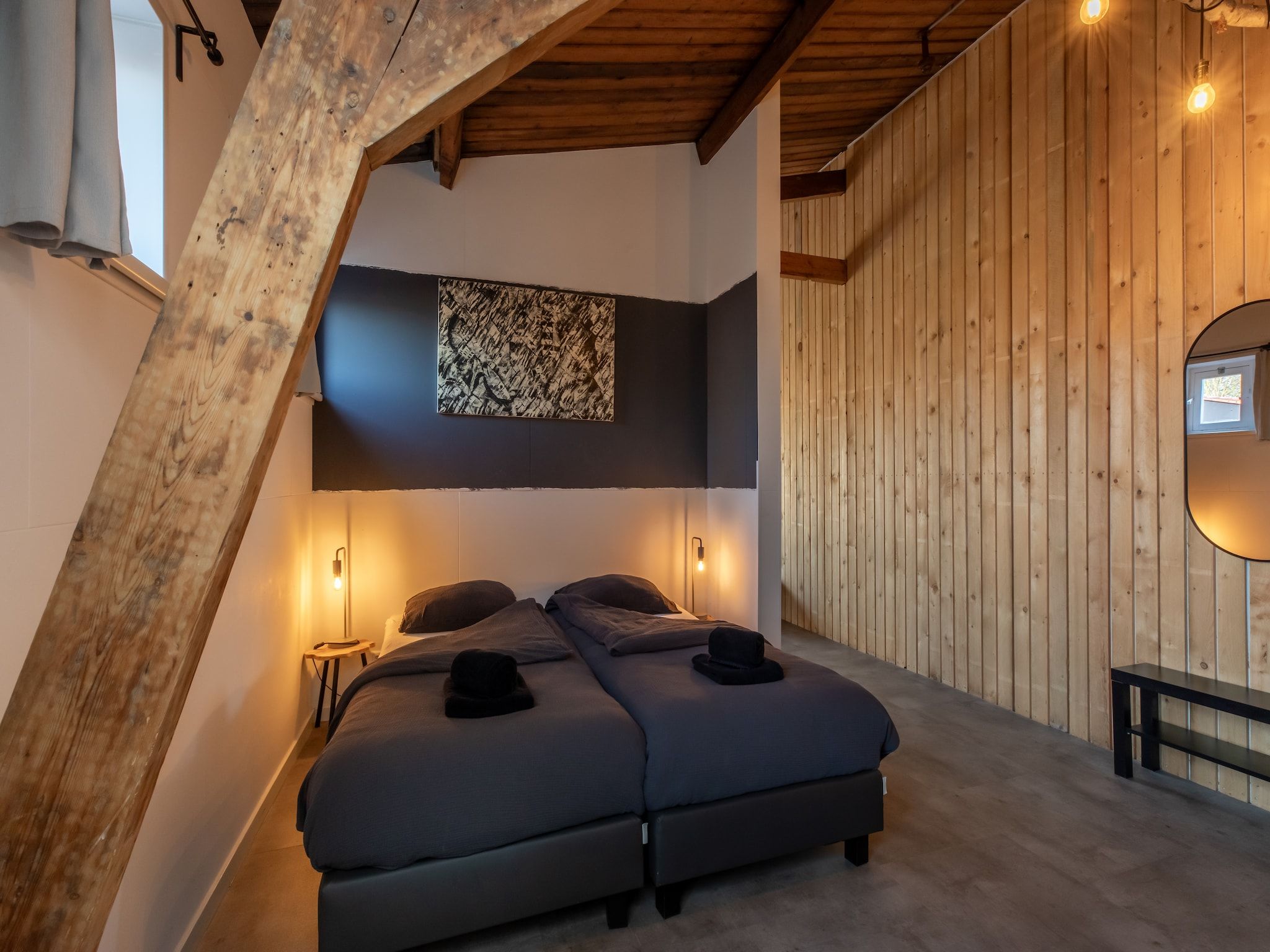 Een slaapkamer van Pleinzicht 6a in Koudekerke