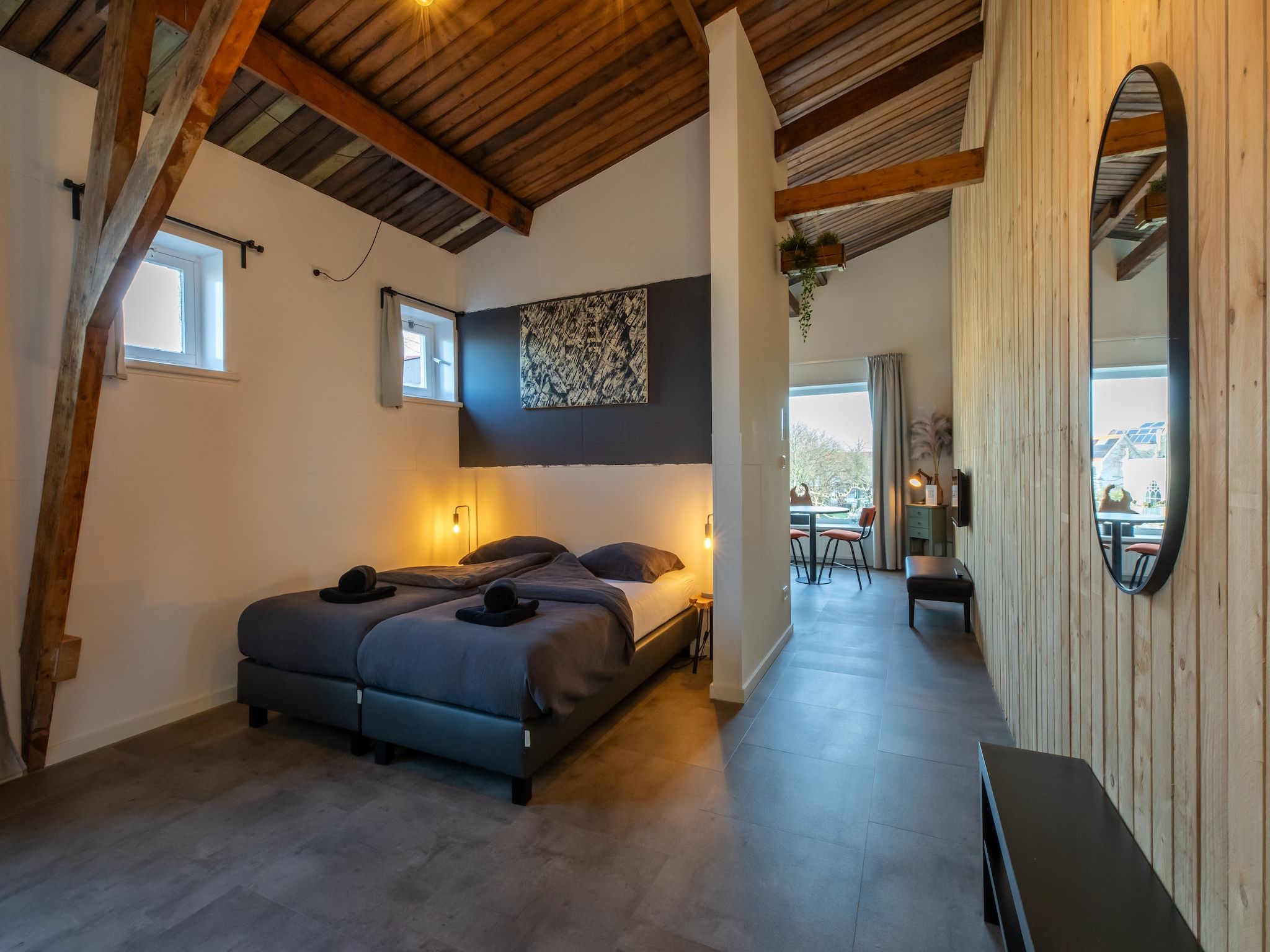 Een slaapkamer van Pleinzicht 6a in Koudekerke