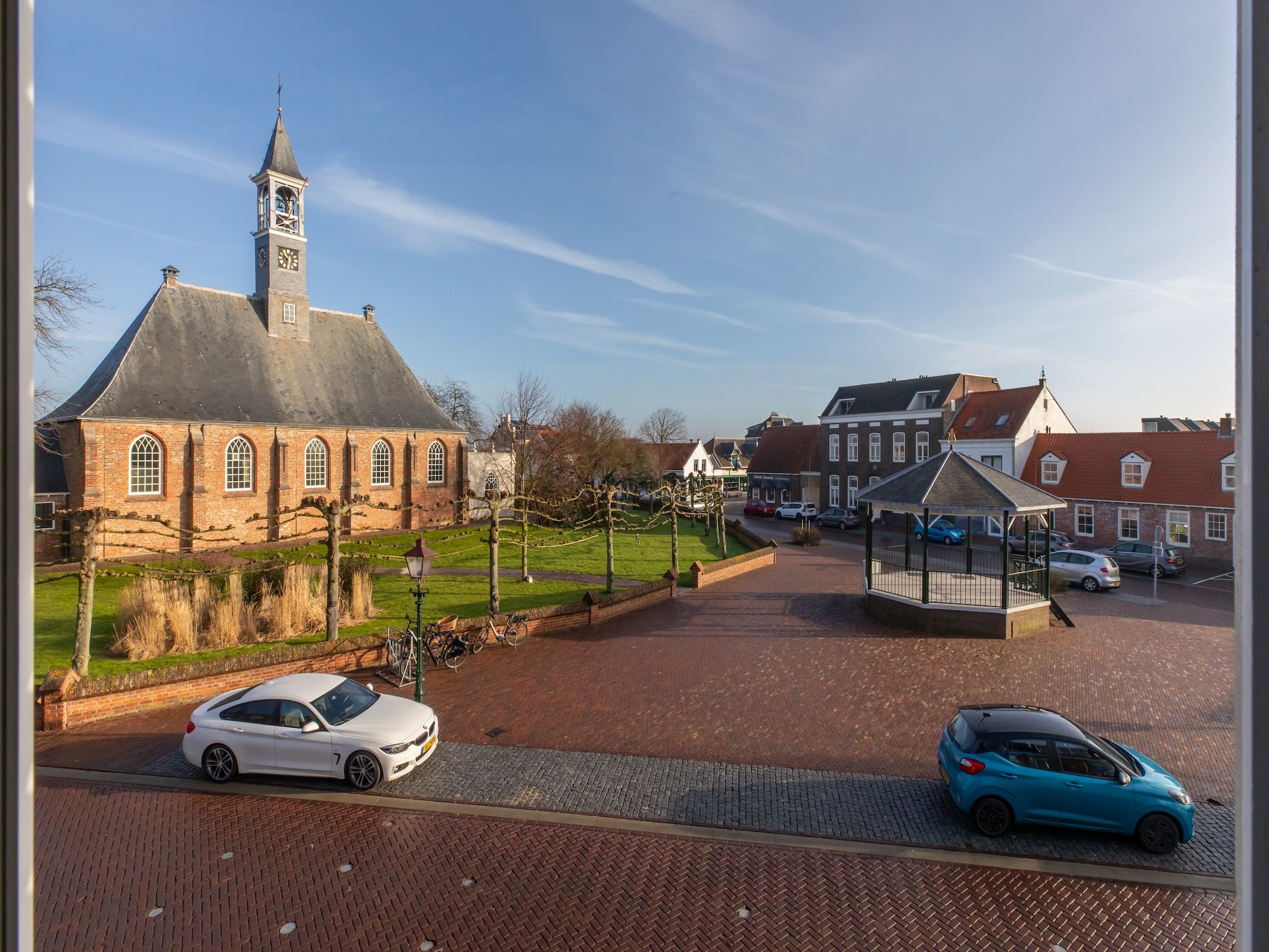 Het uitzicht vanaf Pleinzicht 6b in Koudekerke