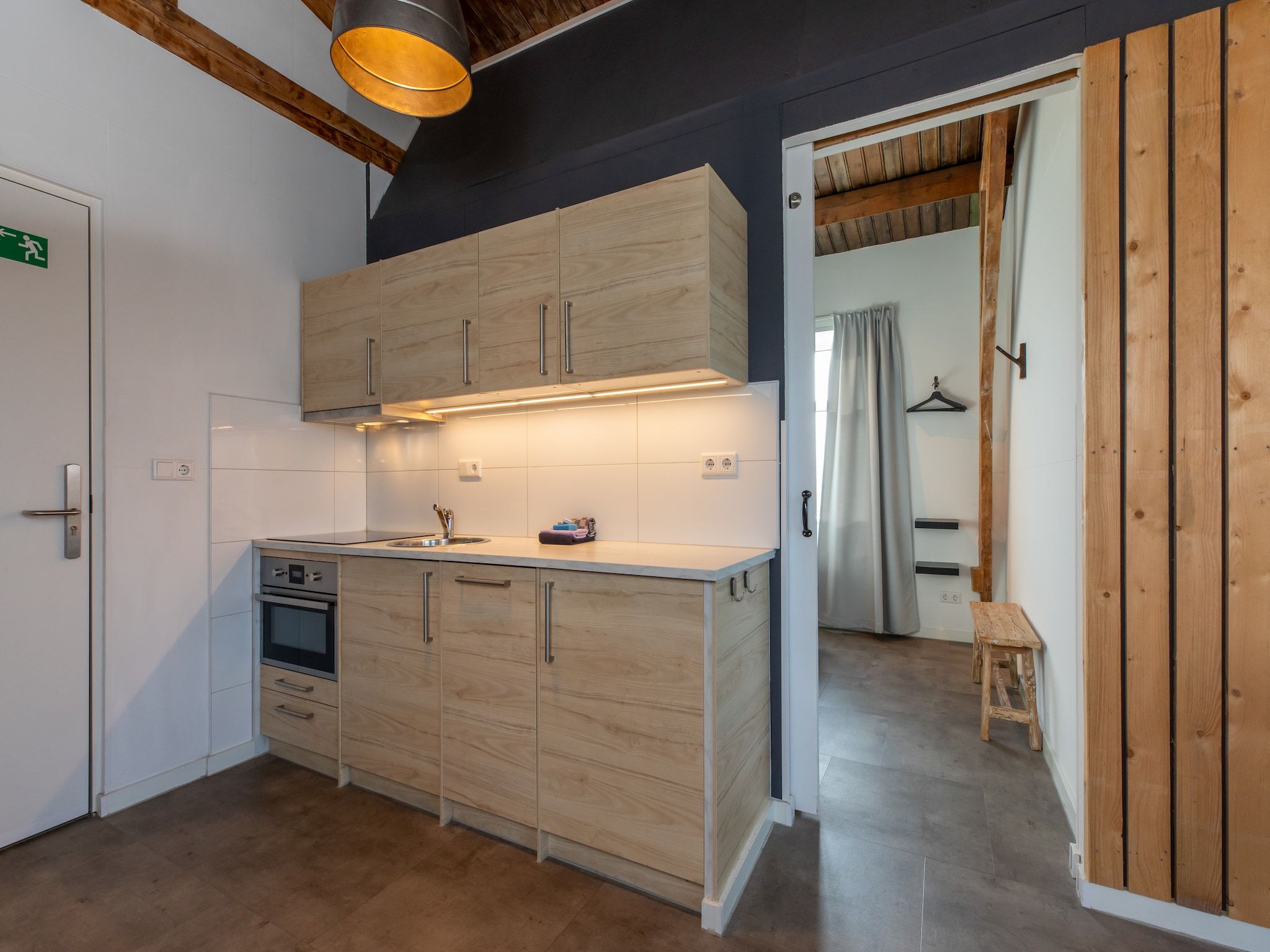 De keuken van Groepsappartement Pleinzicht in Koudekerke