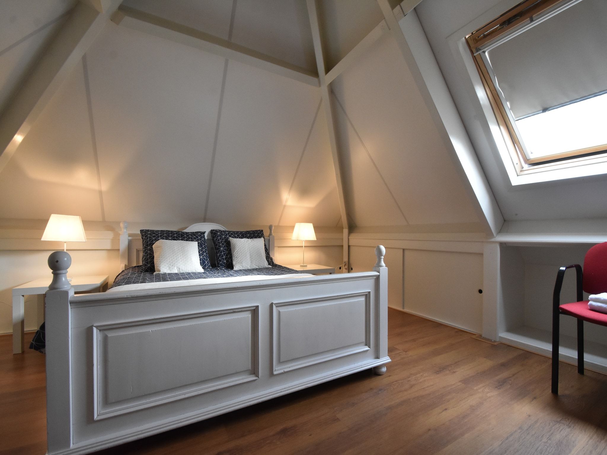 Een slaapkamer van Bosruiter in Zeewolde