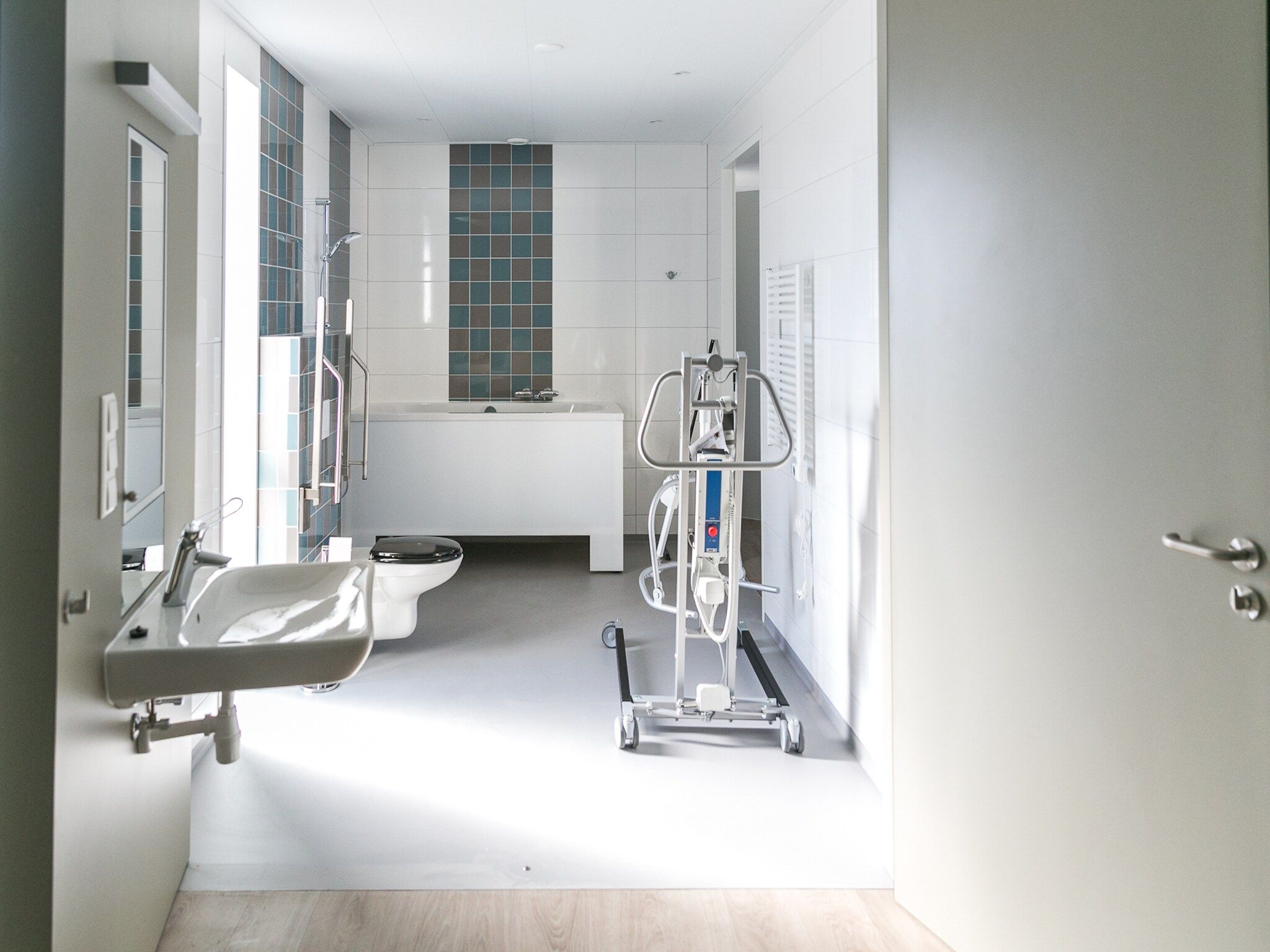 De badkamer van Strandpark Vlugtenburg 8 in 's-Gravenzande