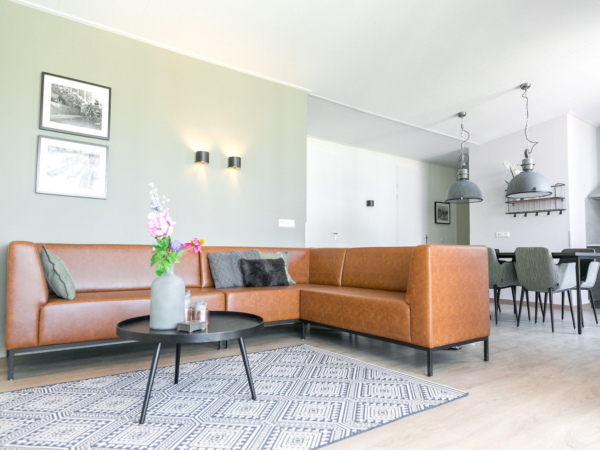 De woonkamer van Strandpark Vlugtenburg 8 in 's-Gravenzande