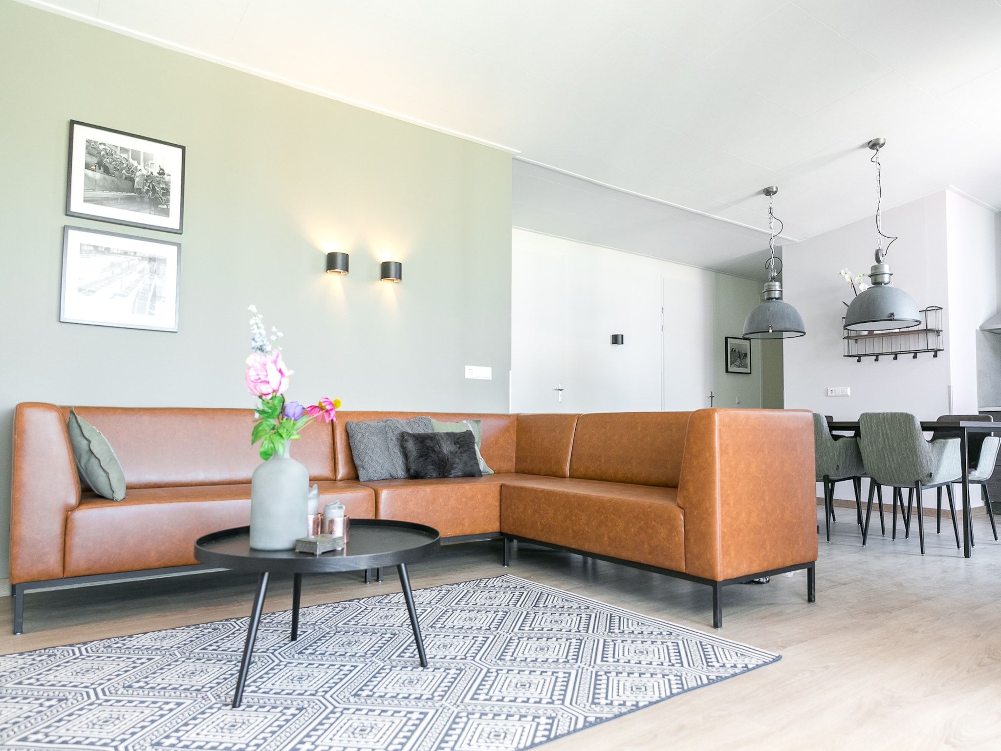 De woonkamer van Strandpark Vlugtenburg 9 in 's-Gravenzande