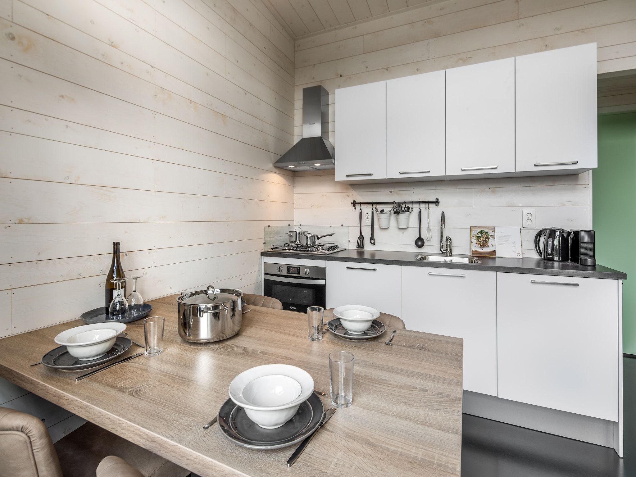 De keuken van Vakantiepark Schaijk 1 in Schaijk