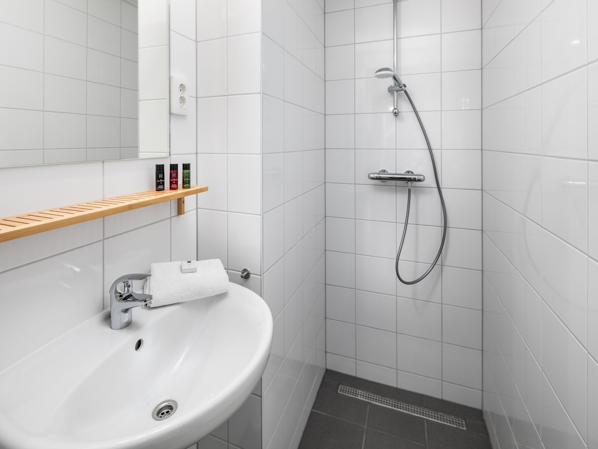 De badkamer van Vakantiepark Schaijk 2 in Schaijk