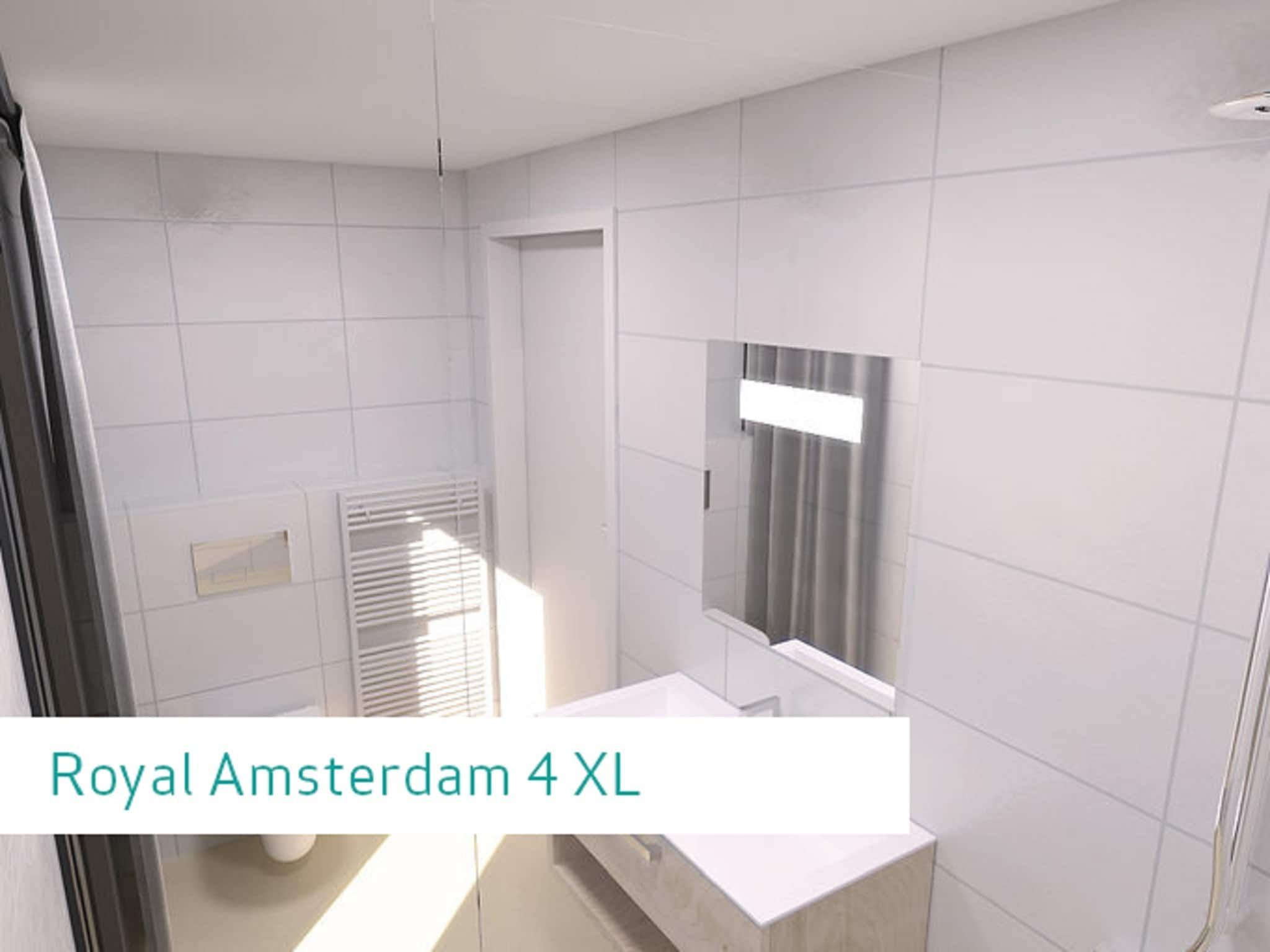 De badkamer van Sea Lodges Zandvoort  4 in Zandvoort