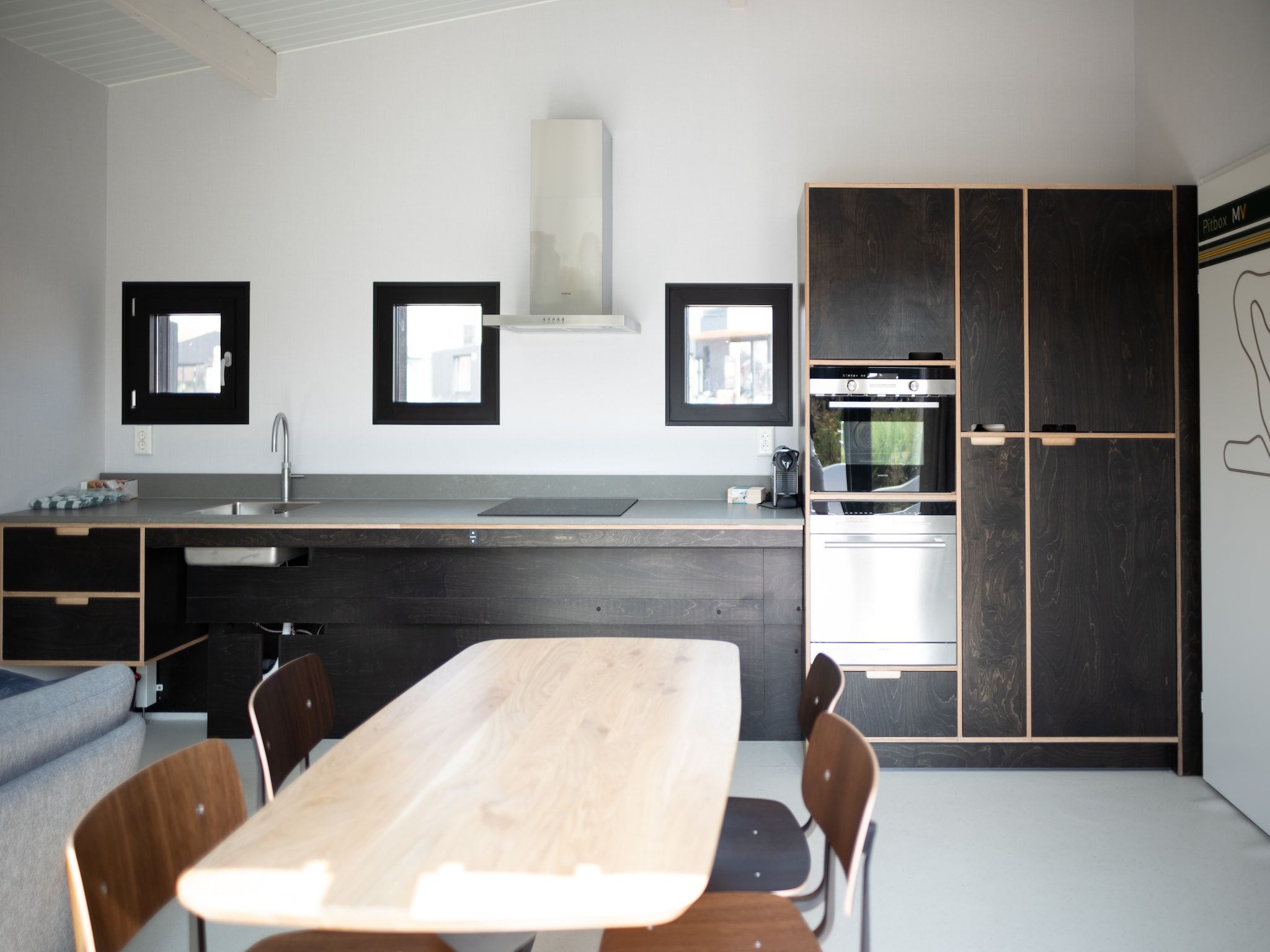 De keuken van Sea Lodges Zandvoort 1 in Zandvoort