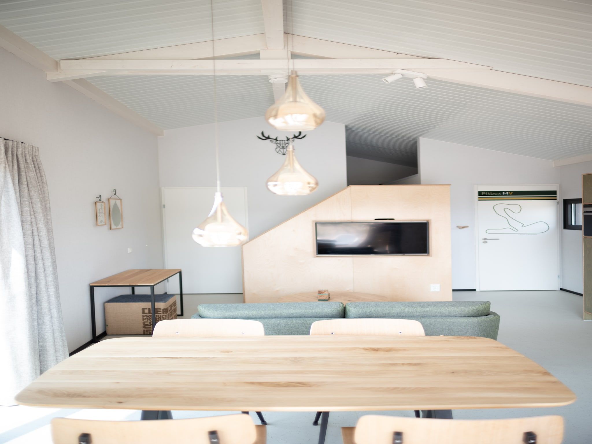 De woonkamer van Sea Lodges Zandvoort 3 in Zandvoort