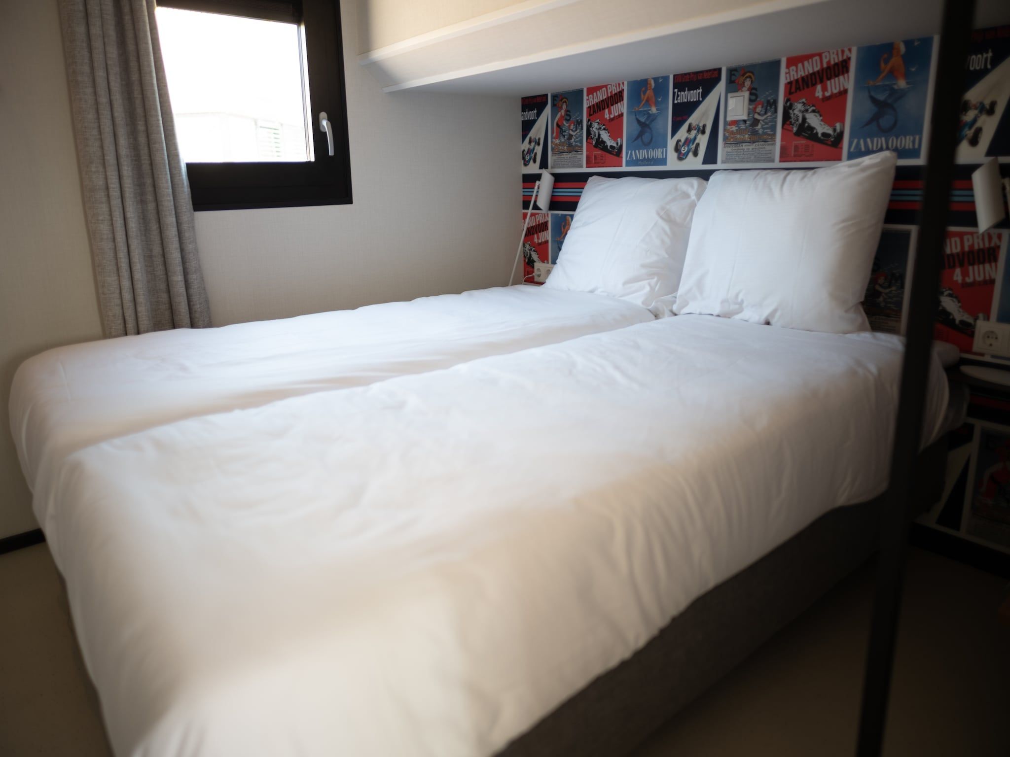 Een slaapkamer van Sea Lodges Zandvoort 3 in Zandvoort