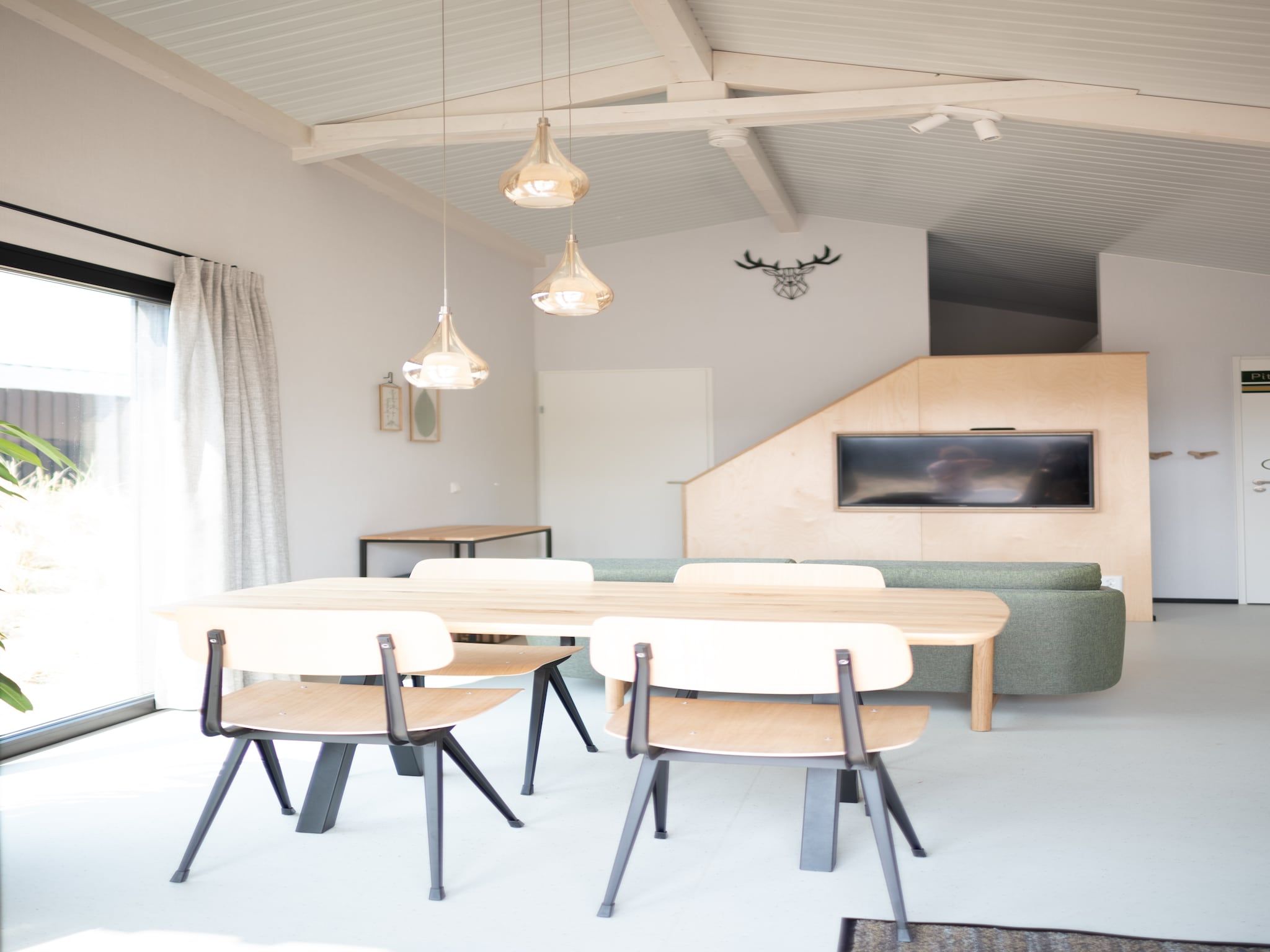 De woonkamer van Sea Lodges Zandvoort 3 in Zandvoort