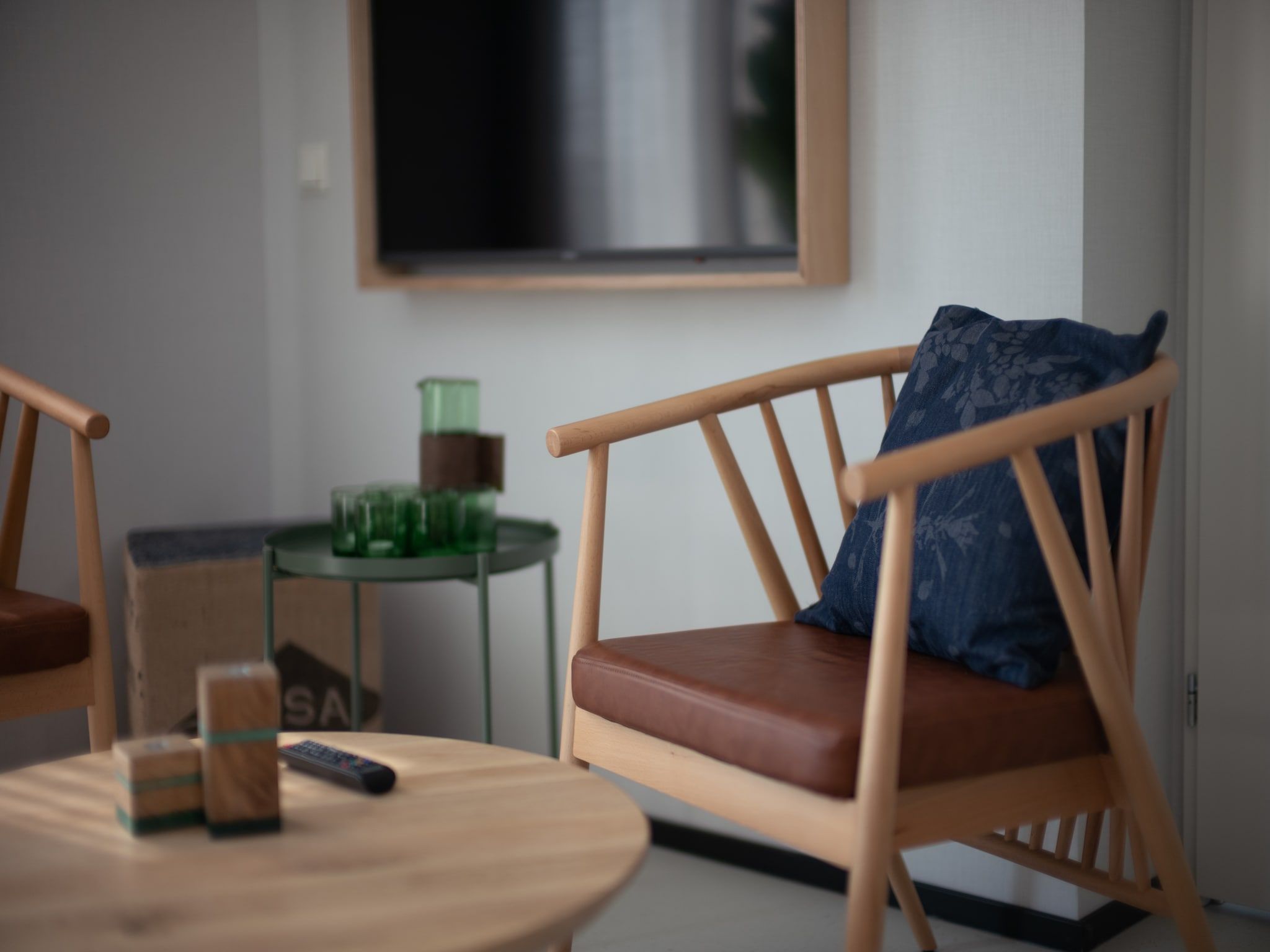 De woonkamer van Sea Lodges Zandvoort 9 in Zandvoort