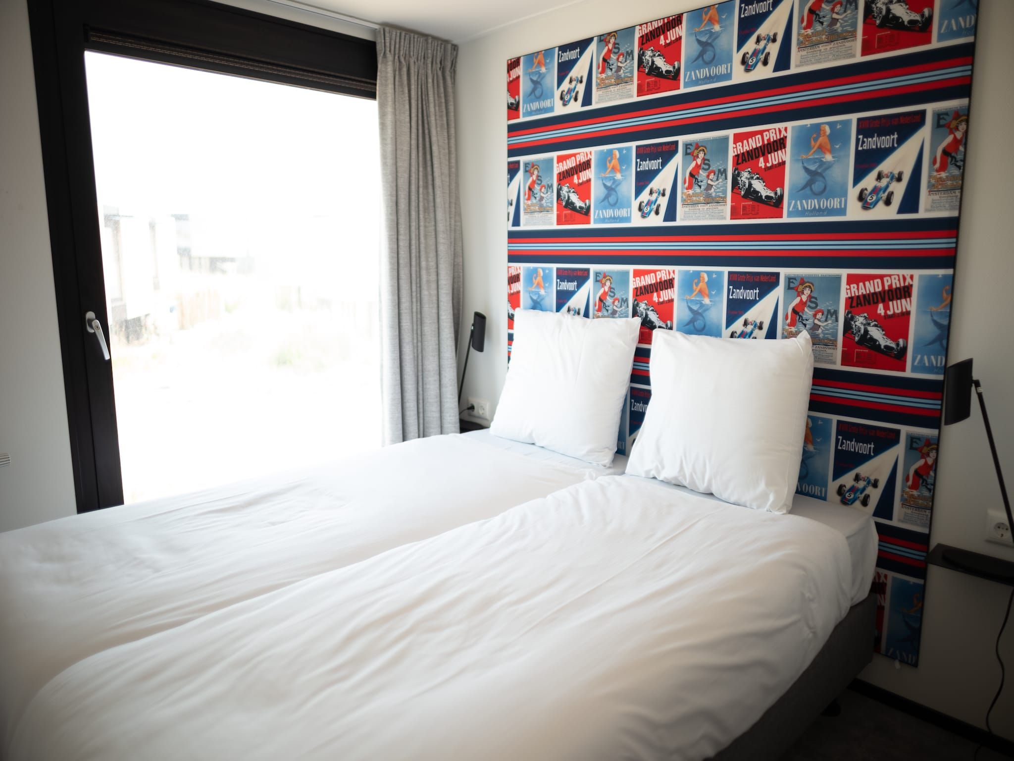 Een slaapkamer van Sea Lodges Zandvoort 9 in Zandvoort