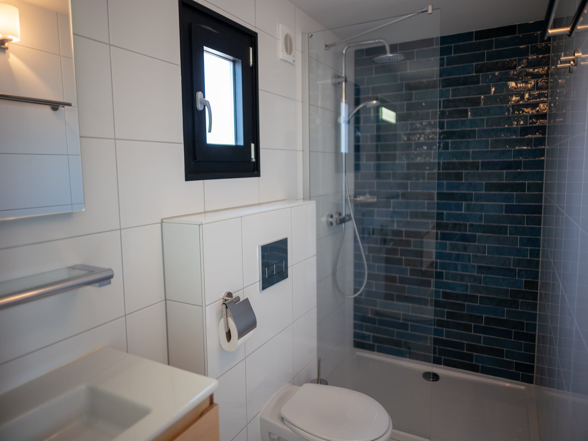 De badkamer van Sea Lodges Zandvoort 9 in Zandvoort