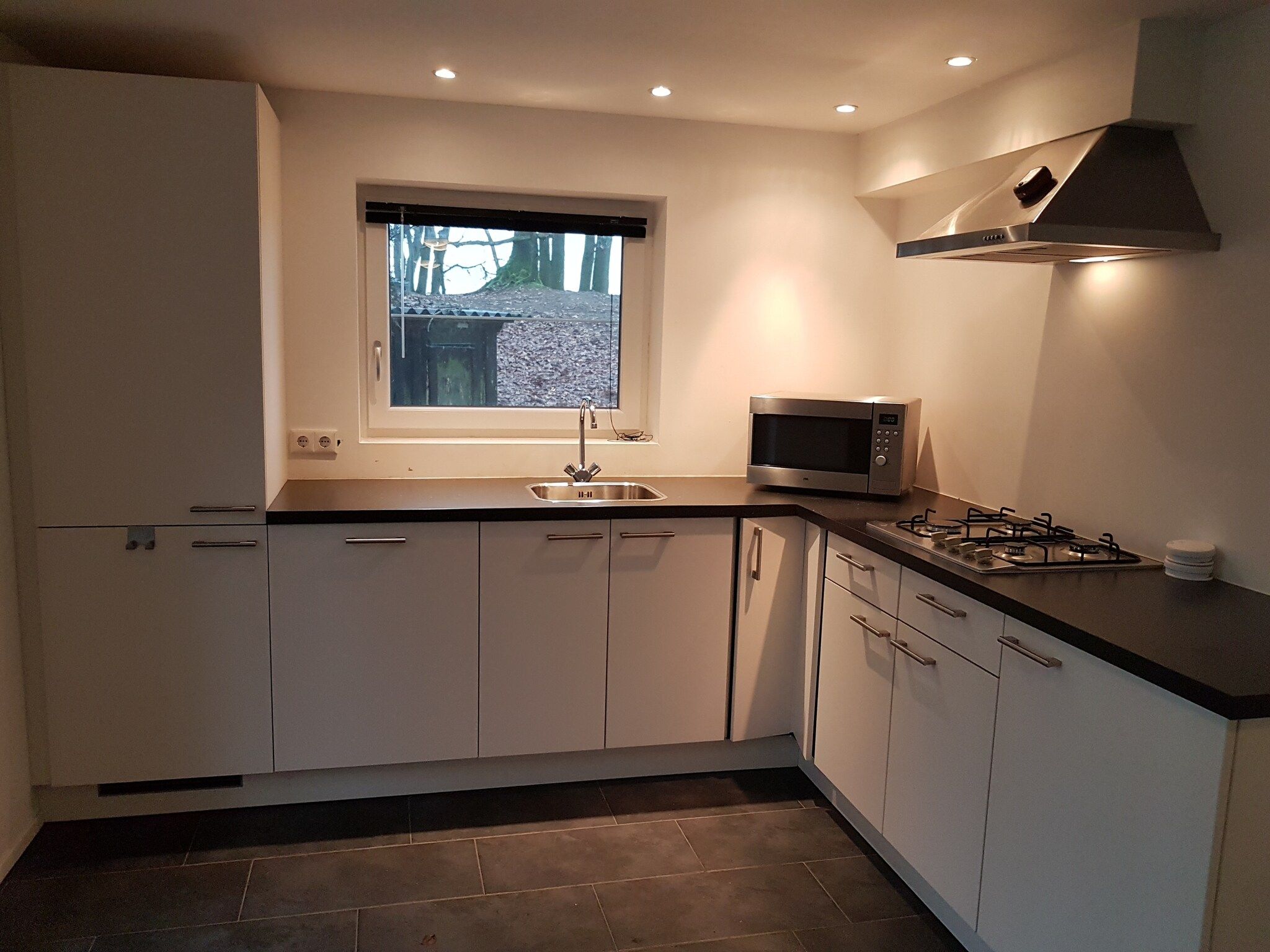 De keuken van Dorpswoning In het Bos in Leende