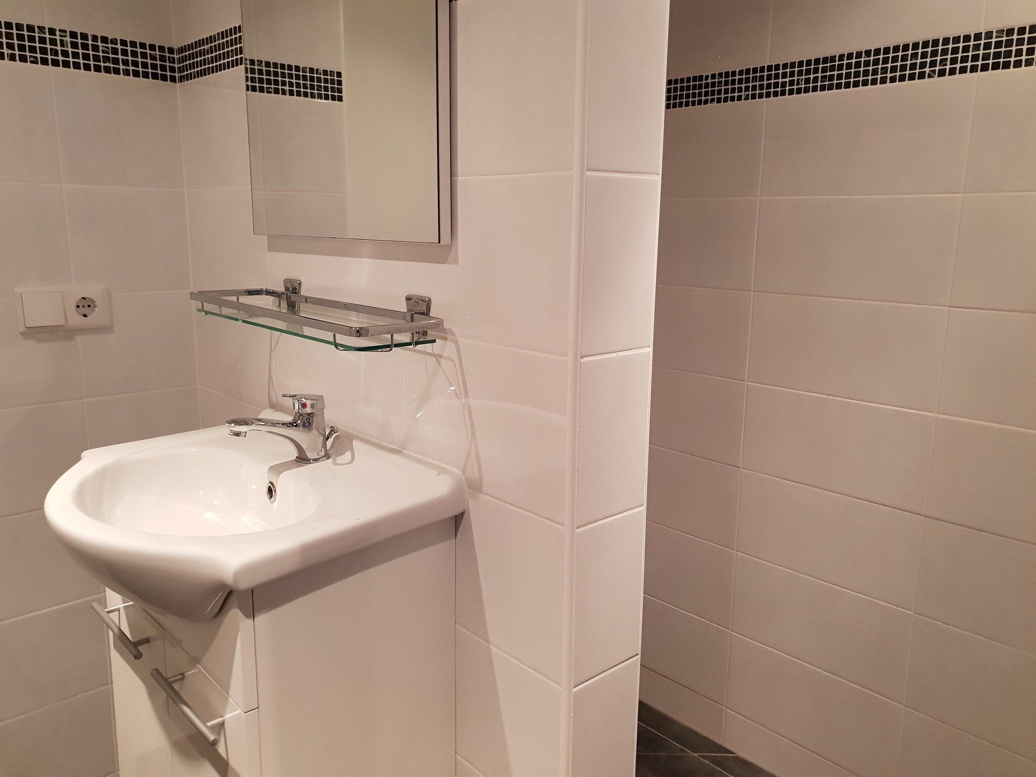 De badkamer van Dorpswoning In het Bos in Leende