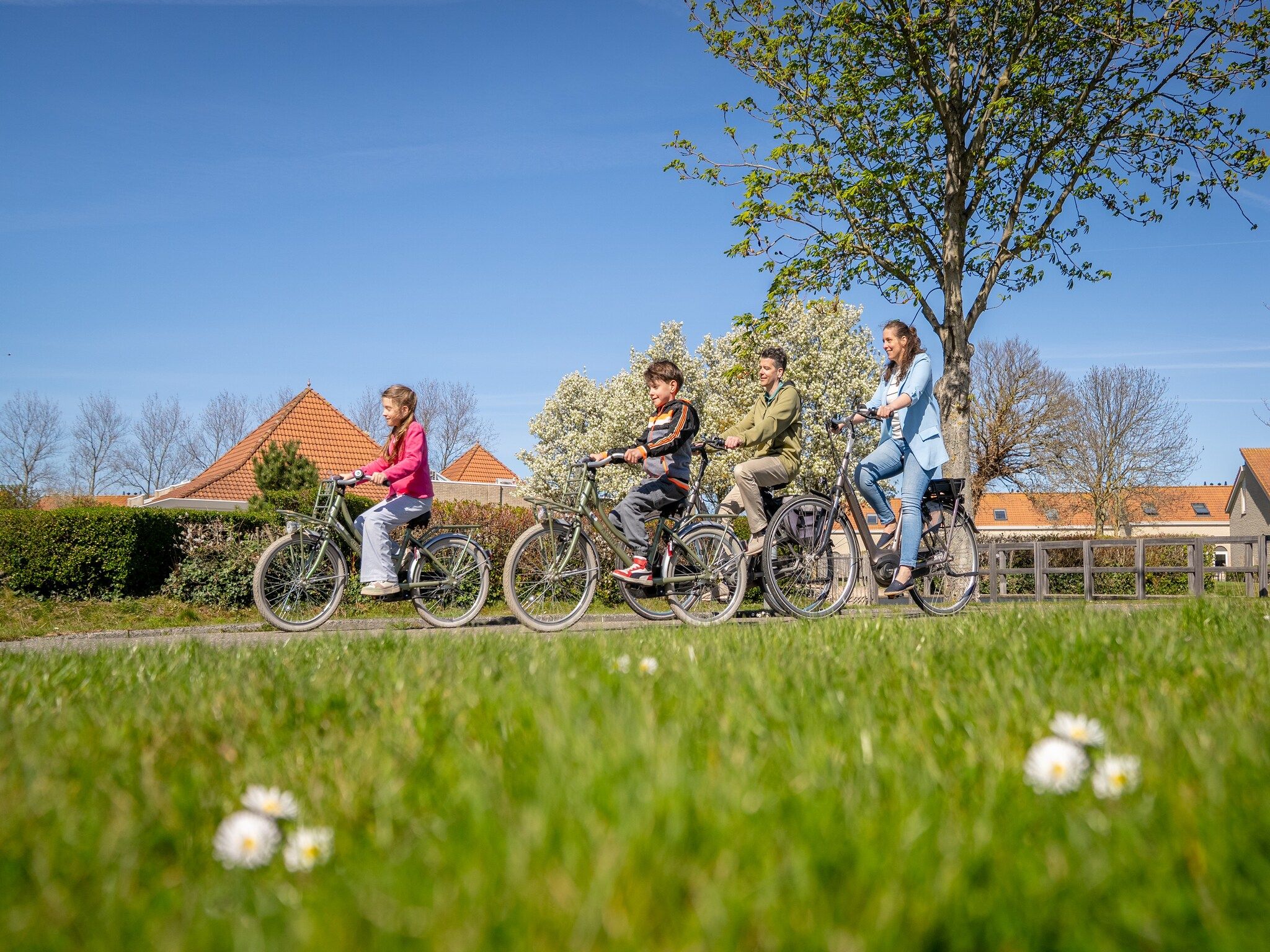 Parkfaciliteiten bij Vakantiepark de Soeten Haert 19 in Renesse