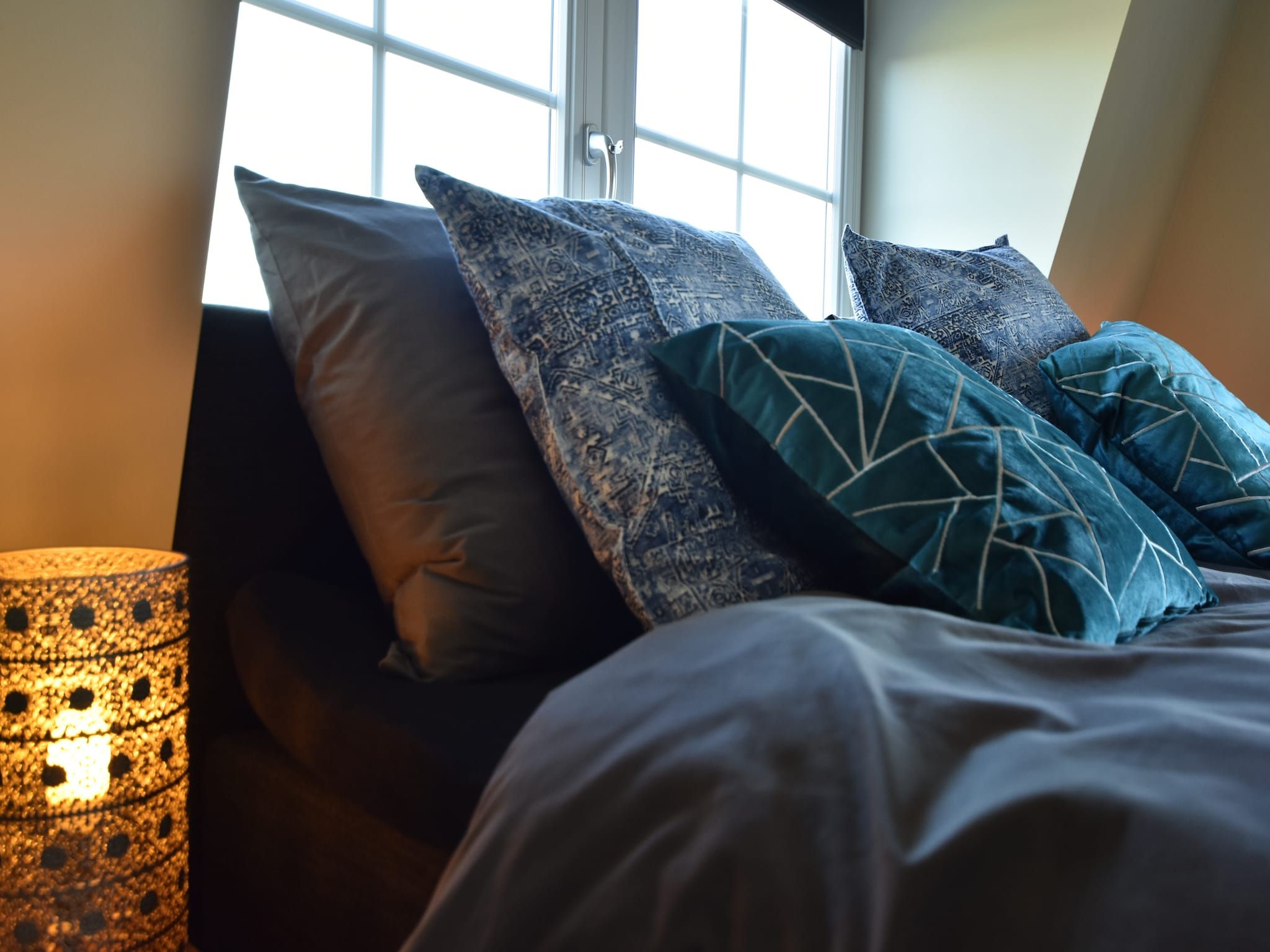 Een slaapkamer van Scoreldame XL in Schoorldam