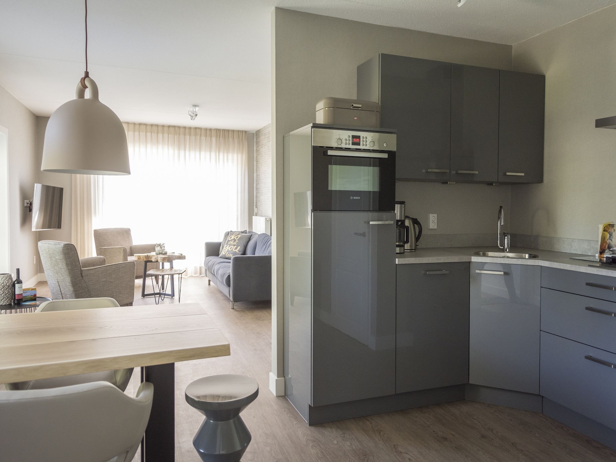 De eetkamer van Bouwlust G13 in De Cocksdorp Texel