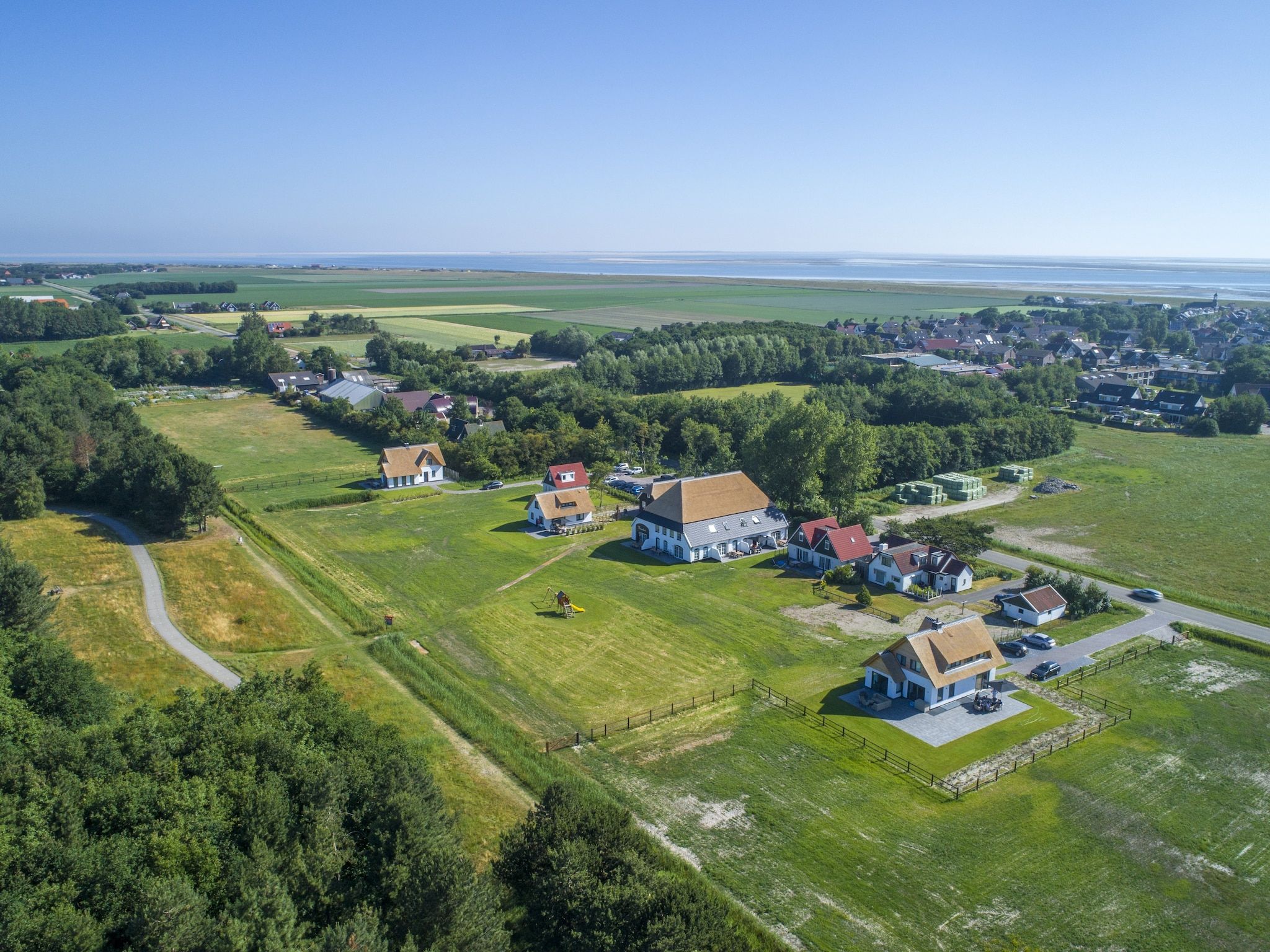 Het uitzicht vanaf Bouwlust G13 in De Cocksdorp Texel