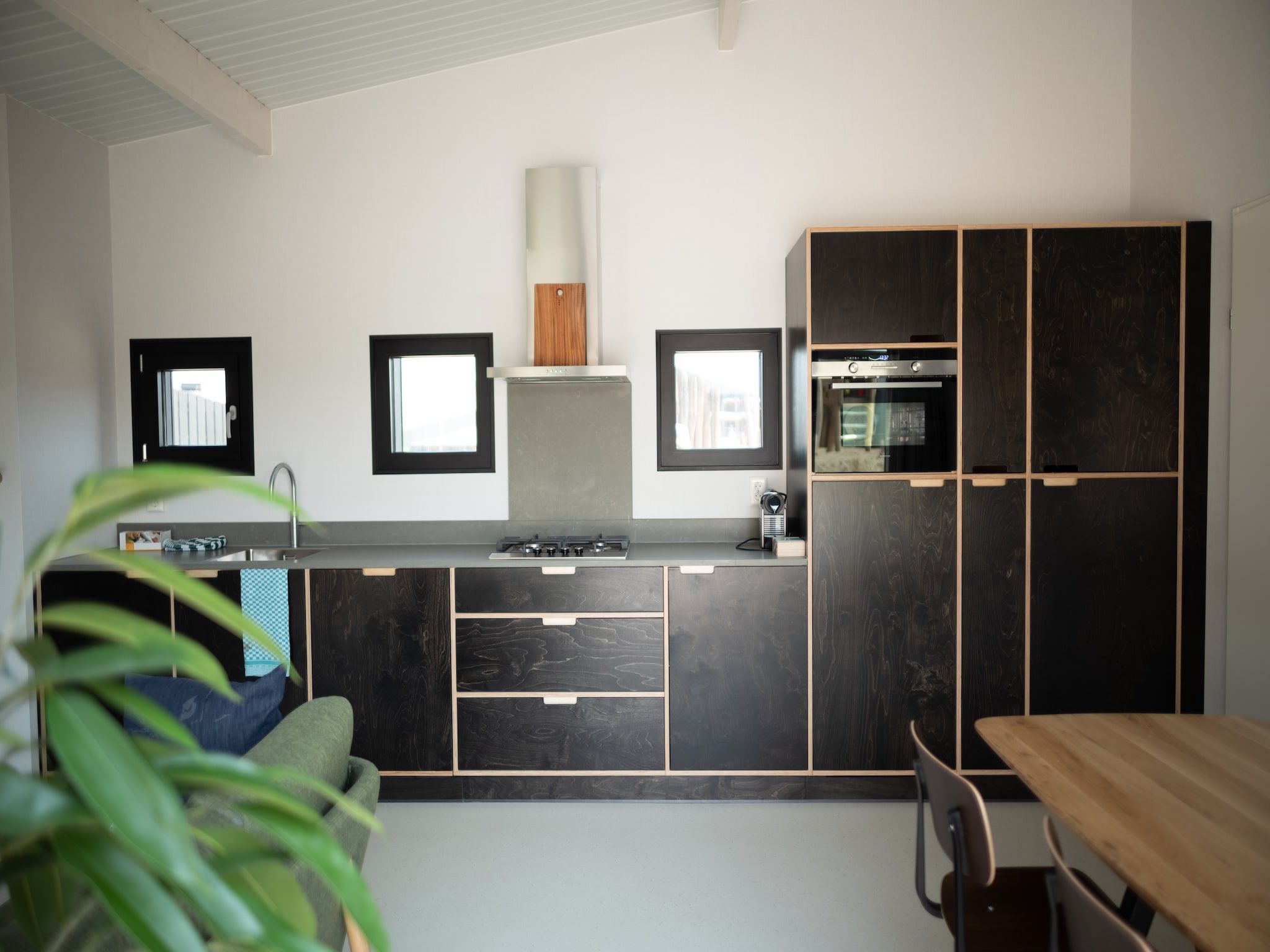 De keuken van Sea Lodges Zandvoort 3 in Zandvoort