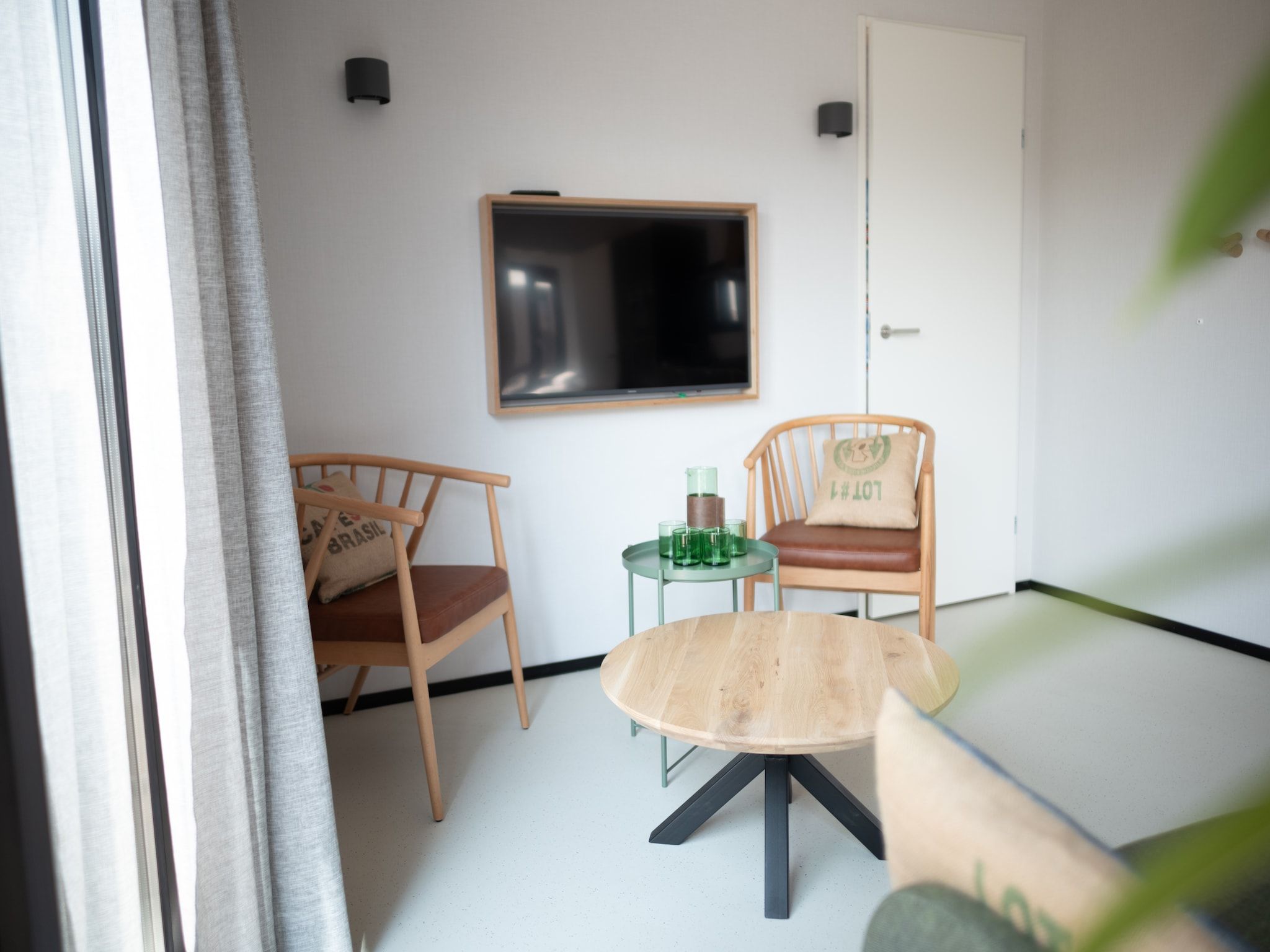 De woonkamer van Sea Lodges Zandvoort 3 in Zandvoort