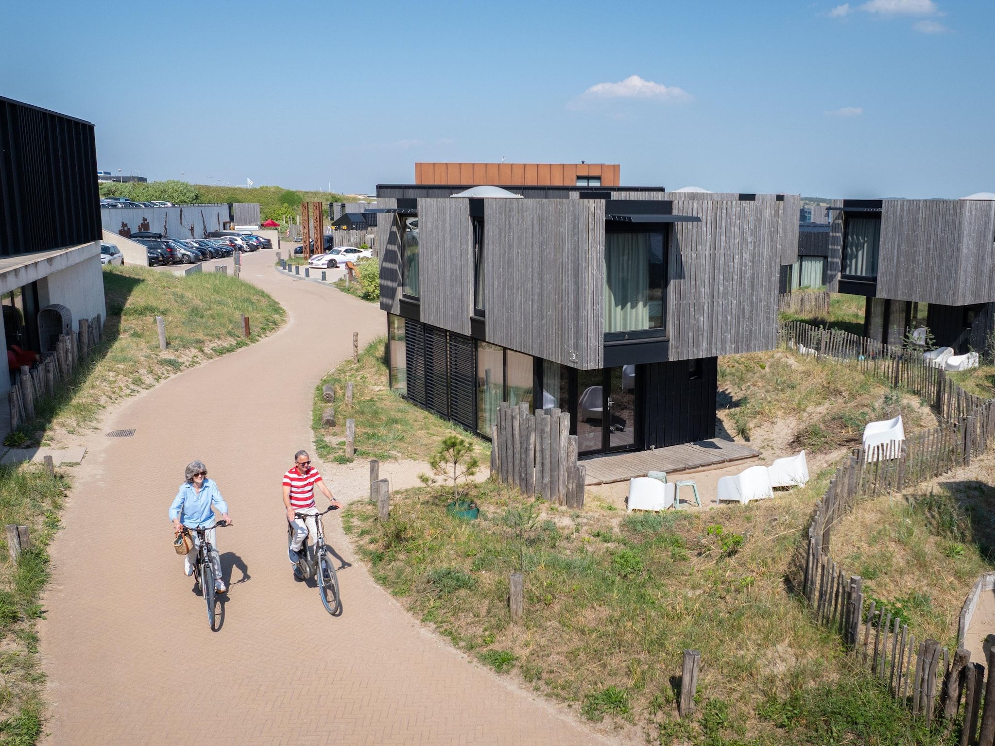 Parkfaciliteiten bij Sea Lodges Zandvoort 3 in Zandvoort