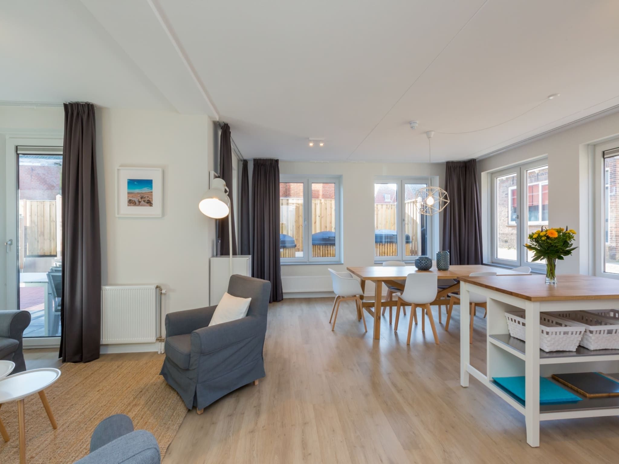 De woonkamer van Aparthotel Zoutelande - 5 pers luxe appartement in Zoutelande