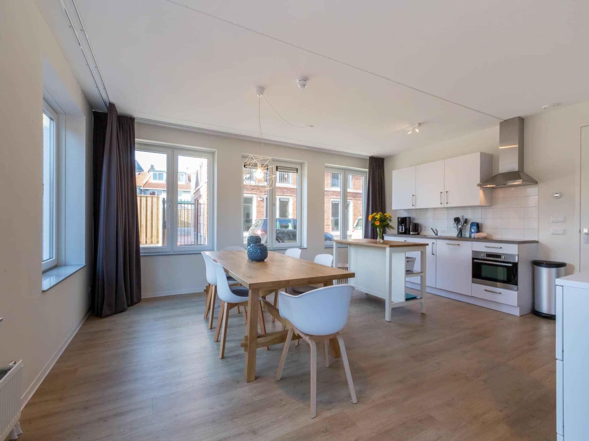 De eetkamer van Aparthotel Zoutelande - 5 pers luxe appartement in Zoutelande
