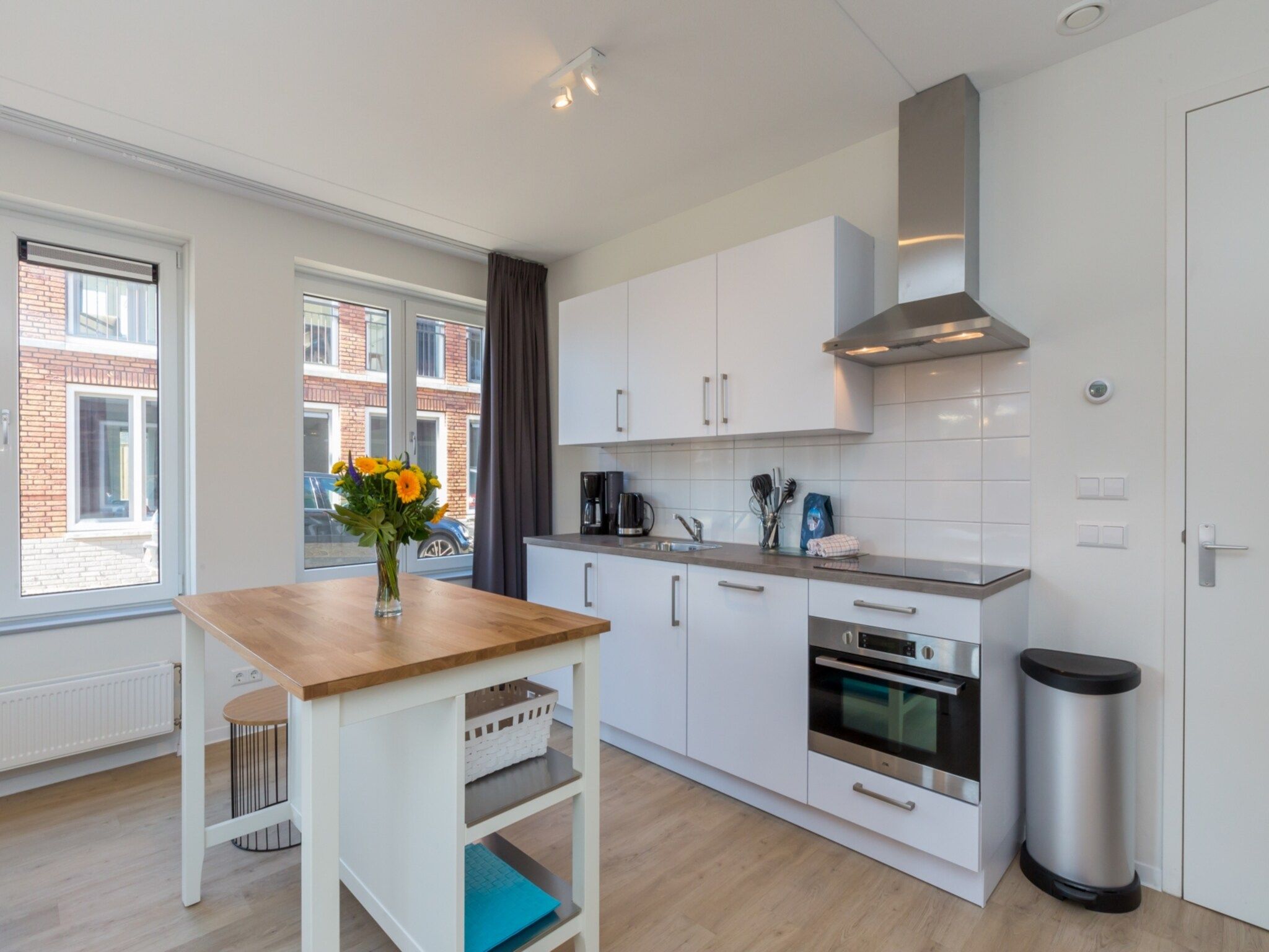 De keuken van Aparthotel Zoutelande - 5 pers luxe appartement in Zoutelande