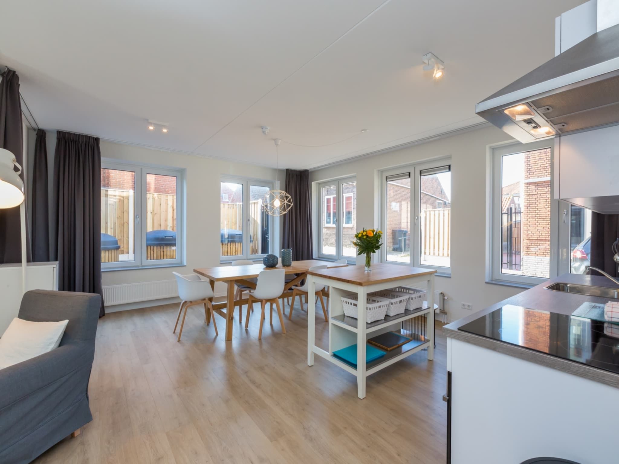 De eetkamer van Aparthotel Zoutelande - 5 pers luxe appartement in Zoutelande