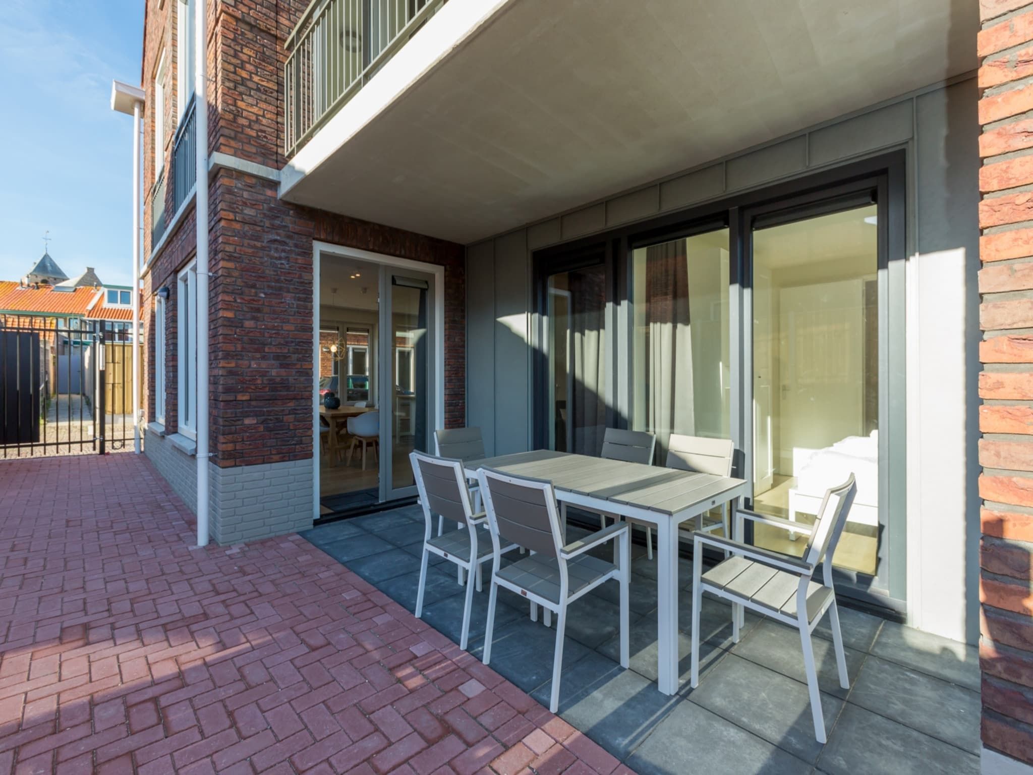 Het terras van Aparthotel Zoutelande - 5 pers luxe appartement in Zoutelande
