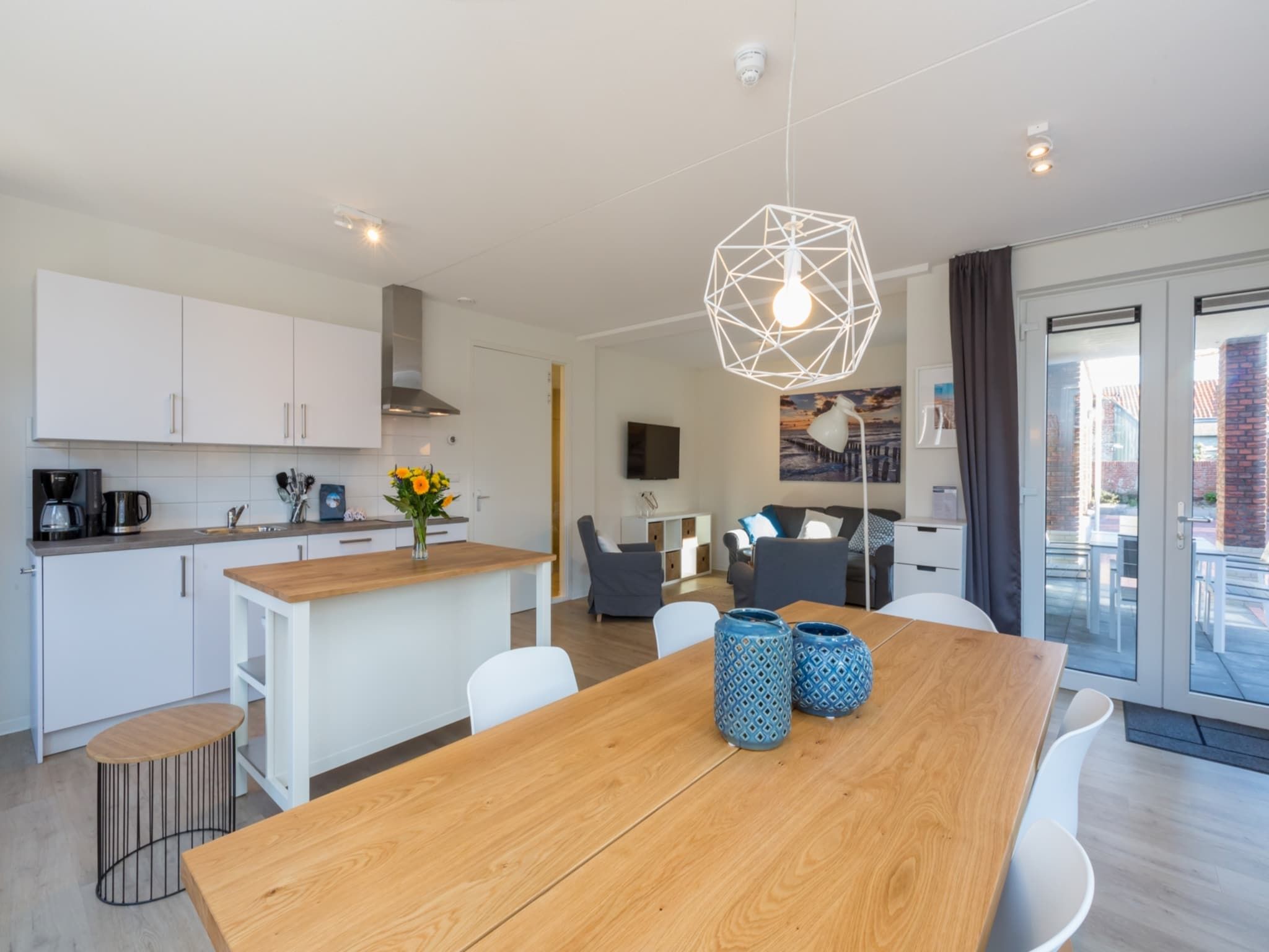 Het terras van Aparthotel Zoutelande - 5 pers luxe appartement in Zoutelande