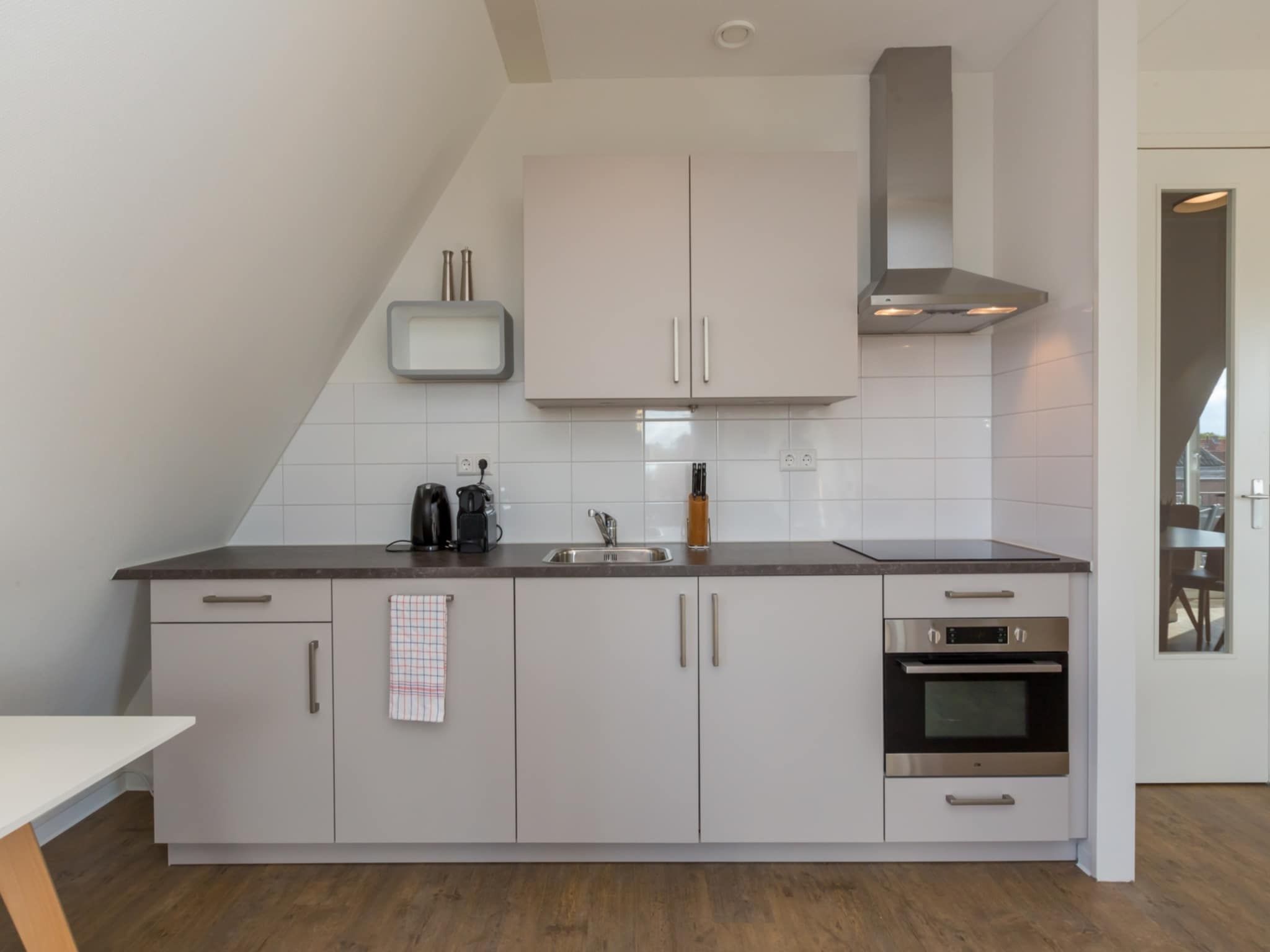 De keuken van Aparthotel Zoutelande - 5 pers luxe appartement in Zoutelande